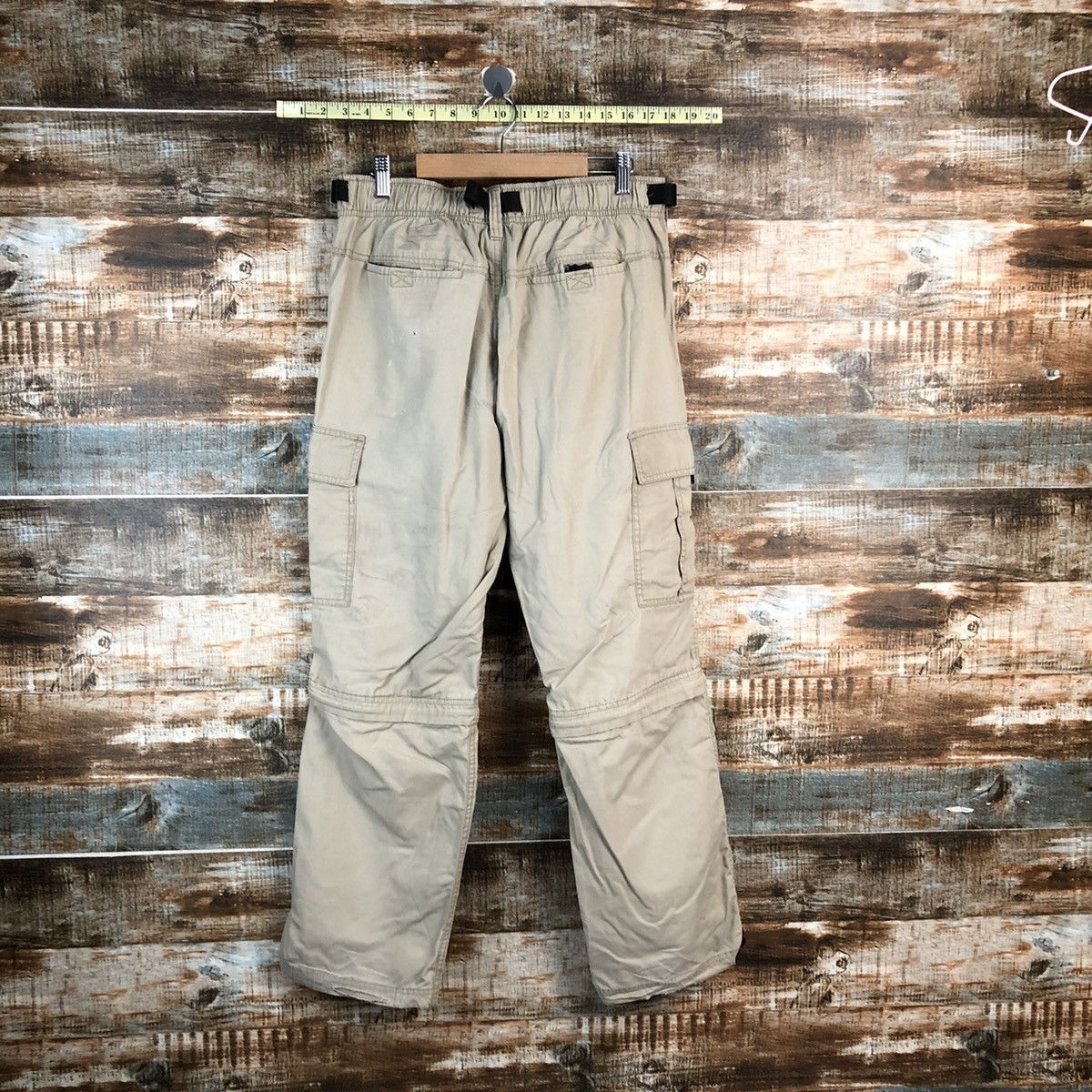 Japanese Brand Anti Label Brown Cargo Multipocket Pants #A2422 Size US 31 - 15 Thumbnail