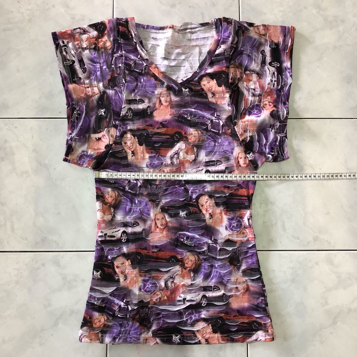 Japanese Brand Japanese Y2k Distressed Racing Moto All Over Graphic Style Size M / US 6-8 / IT 42-44 - 15 Thumbnail