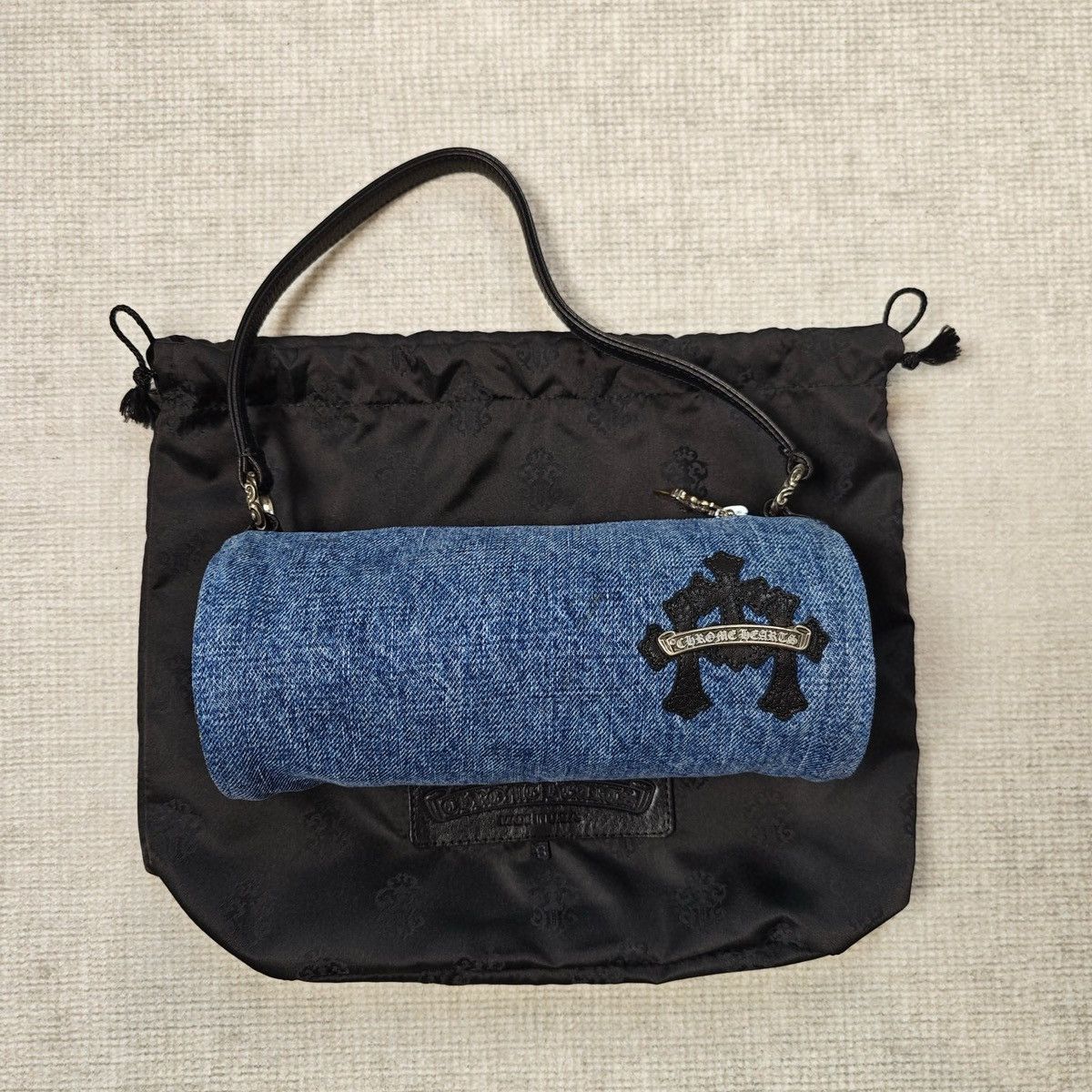 Chrome Hearts St Barth Exclusive Denim Bag