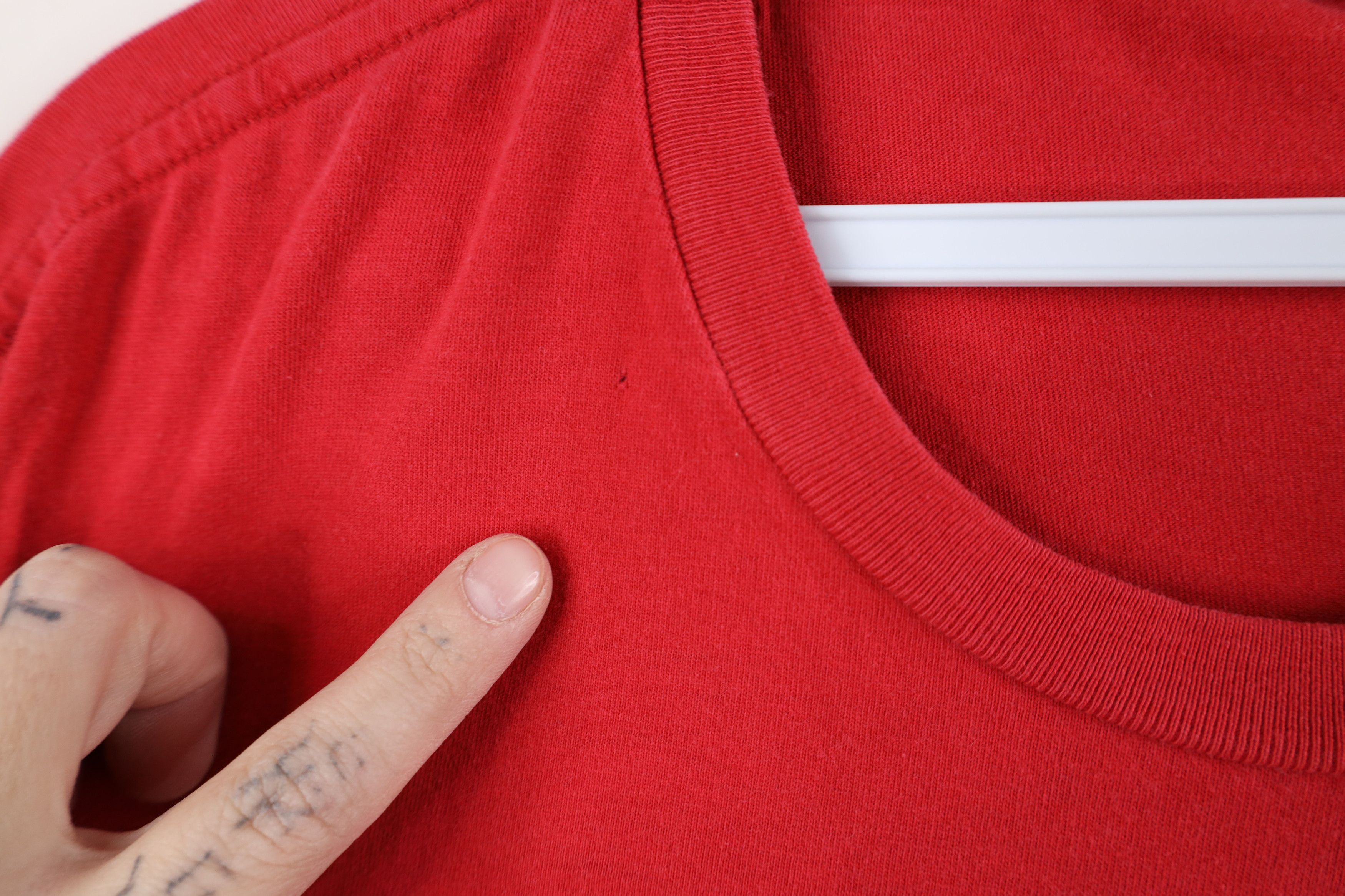Ralph Lauren Vintage 90s Ralph Lauren Pocket T-Shirt Red Cotton USA Size US M / EU 48-50 / 2 - 4 Thumbnail