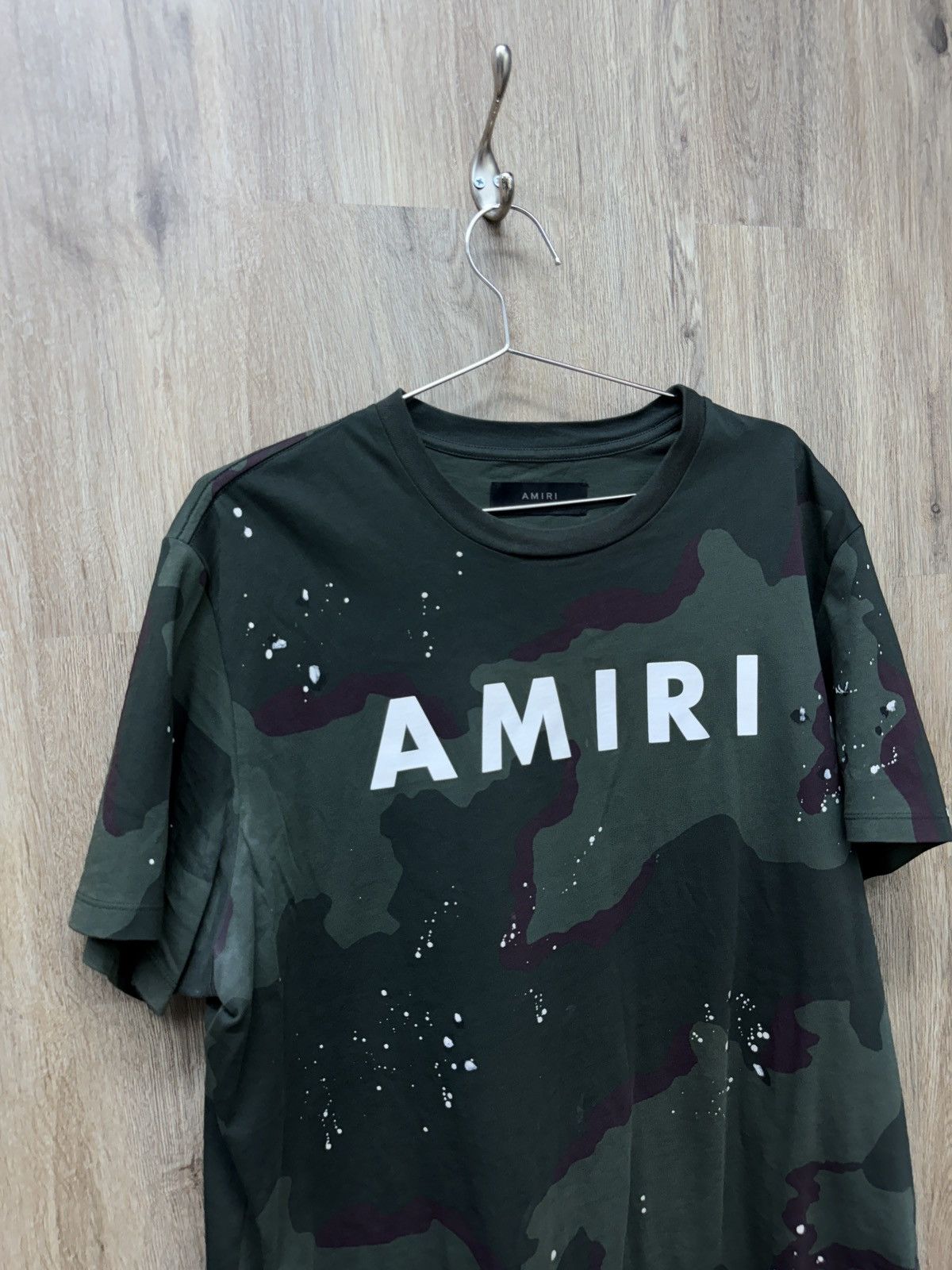 Amiri Amiri green camo Short Sleeve Size US XL / EU 56 / 4 - 3 Thumbnail