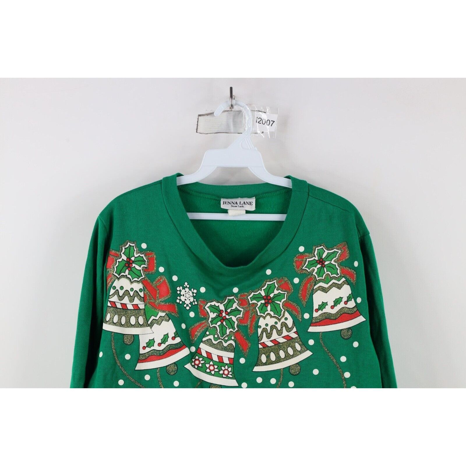 Vintage Vintage 90s Streetwear Christmas Reindeer Sweatshirt Size L / US 10 / IT 46 - 2 Thumbnail