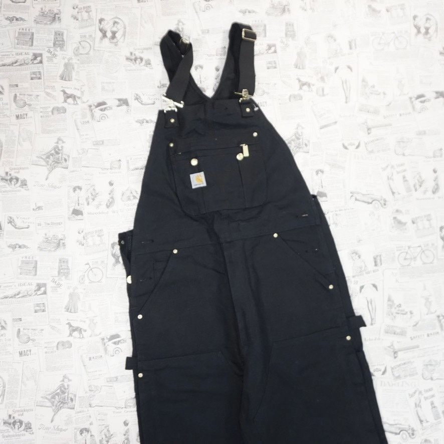 Carhartt 32x32 -Vintage Y2K DS Carhartt workwear double knee overalls Size US 32 / EU 48 - 4 Thumbnail