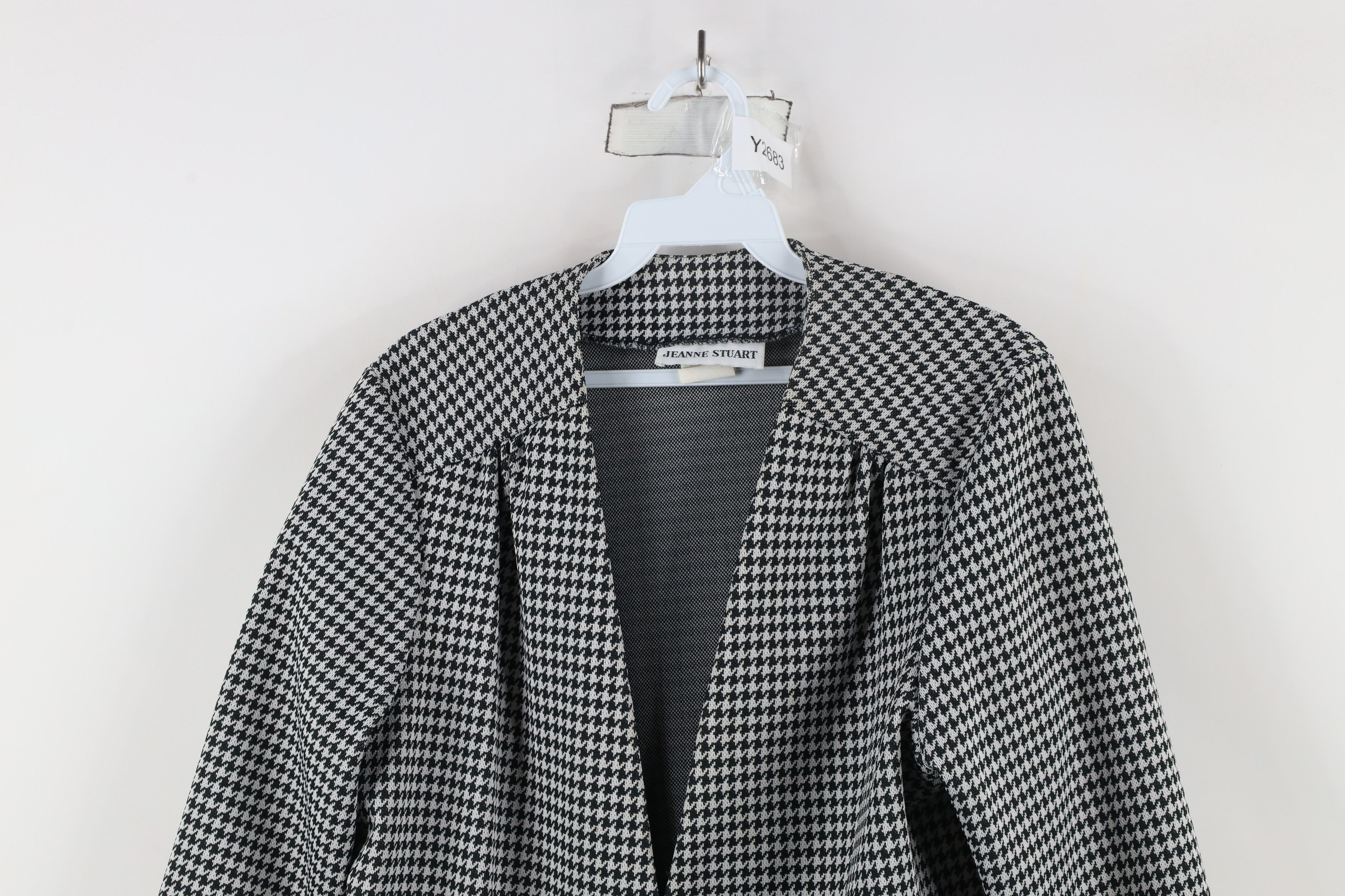 Vintage Vintage 90s Streetwear Knit One Button Blazer Jacket USA Size XL / US 12-14 / IT 48-50 - 2 Thumbnail