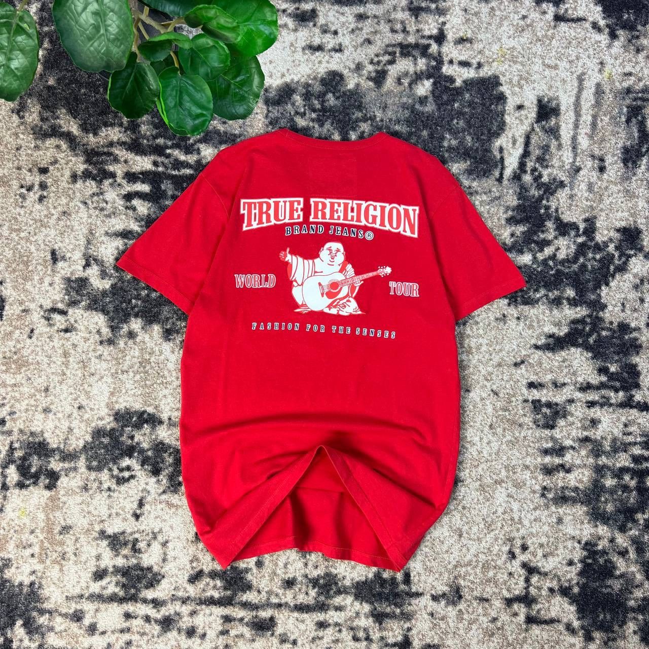 True Religion True Religion Big Logo Vintage T-Shirt Streetwear 90s 1TS27 Size US M / EU 48-50 / 2 - 1 Thumbnail