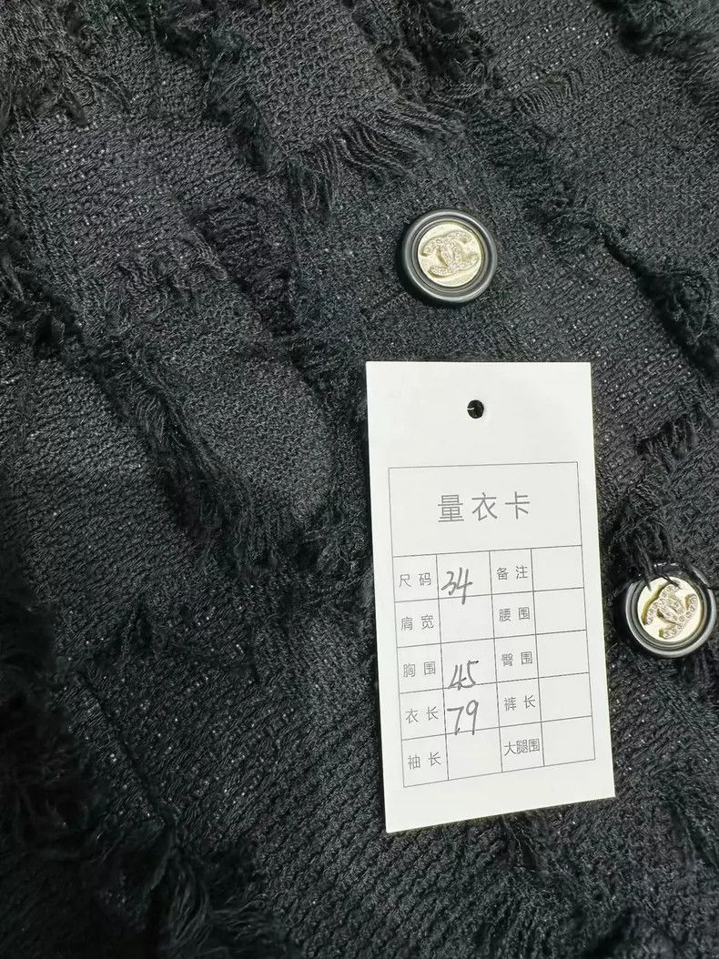 Chanel Chanel Black tassel coat Size XXS / US 00 / IT 34 - 9 Thumbnail