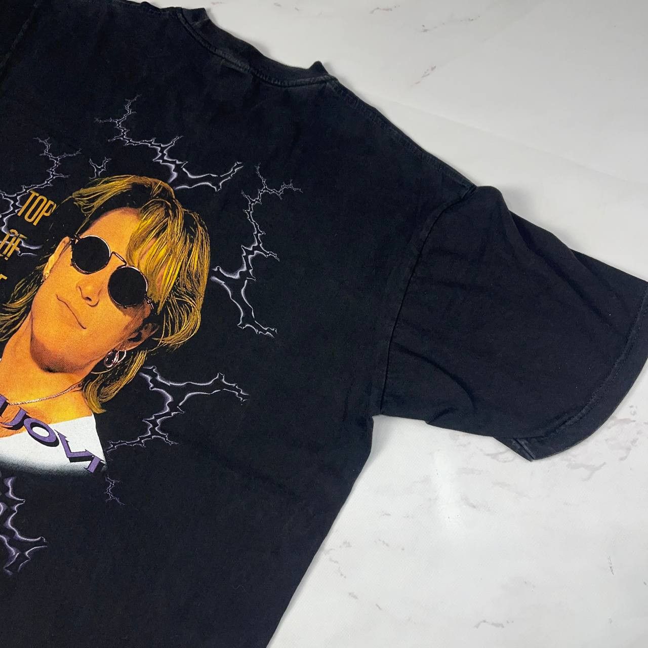 Vintage Vintage X Bon Jovi top of the rock 90s Black Tee Sz XXL Size US XXL / EU 58 / 5 - 10 Thumbnail