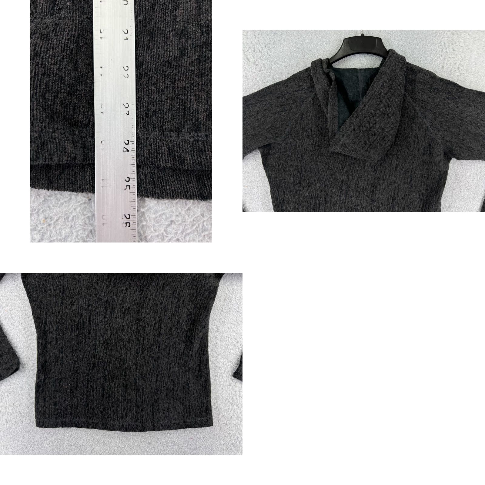 Marmot Marmot Women Medium Gray Full Zip Hood Wool Blend Hoodie Jacket Pocket Gorpcore Shirt Size M / US 6-8 / IT 42-44 - 9 Thumbnail