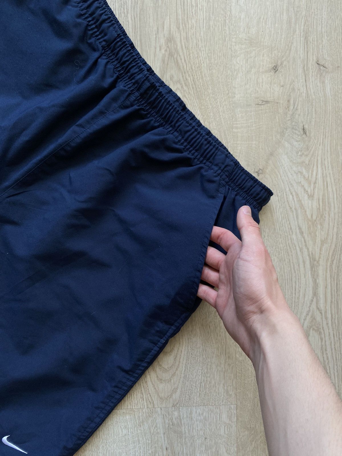 Japanese Brand × Nike × Vintage Vintage Nike Shorts Min Swoosh Drill baggy Hype Japanese Y2K Size US 34 / EU 50 - 6 Thumbnail