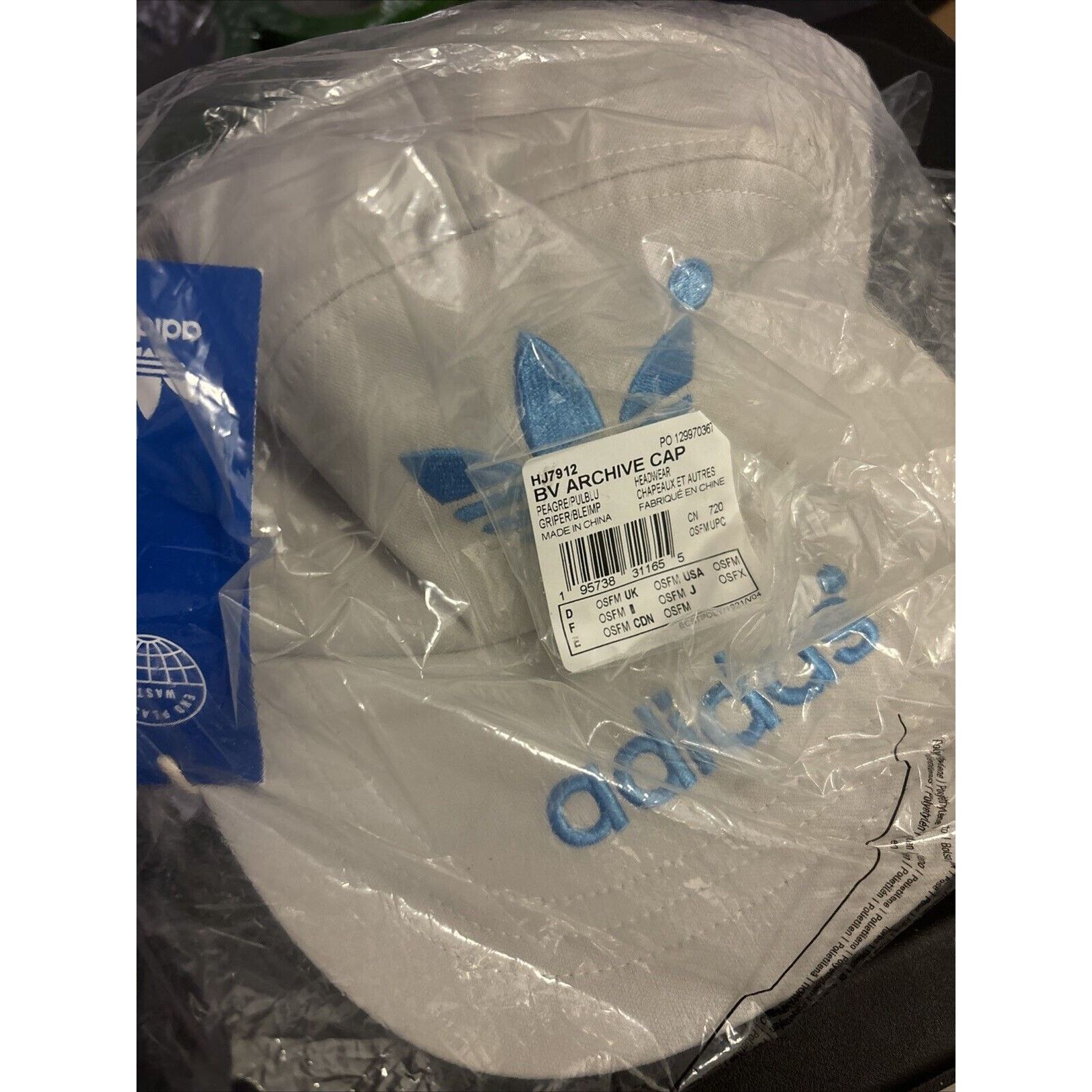 Adidas ADIDAS BLUE Mesh ARCHIVE CAP Snapback Hat Adjust HJ7912 NWT! Size ONE SIZE - 7 Thumbnail