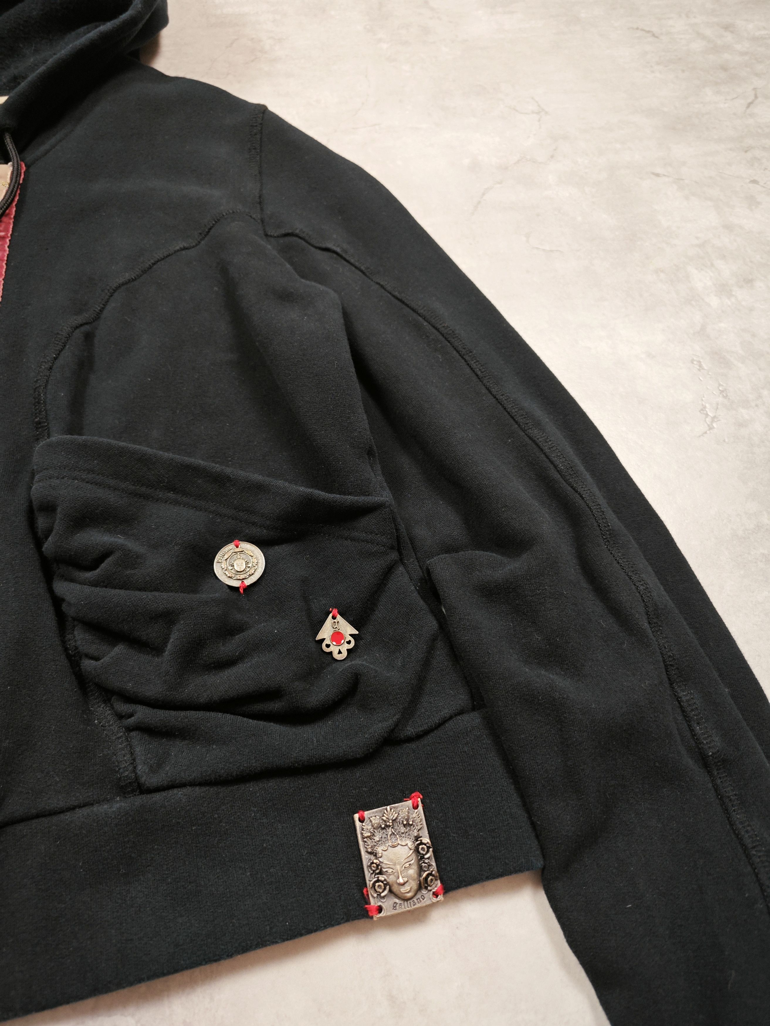 John Galliano John Galliano Y2K Zip Up Hoodie Size S / US 4 / IT 40 - 2 Thumbnail