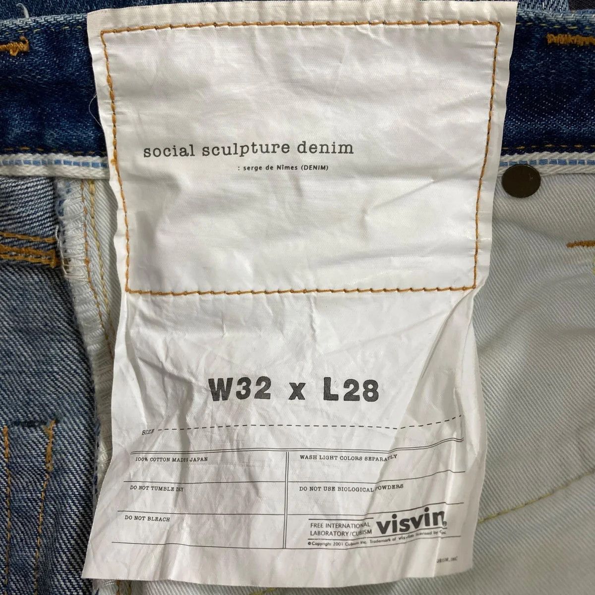 Visvim Distressed Social Sculpture Denim Jeans Size US 30 / EU 46 - 4 Thumbnail