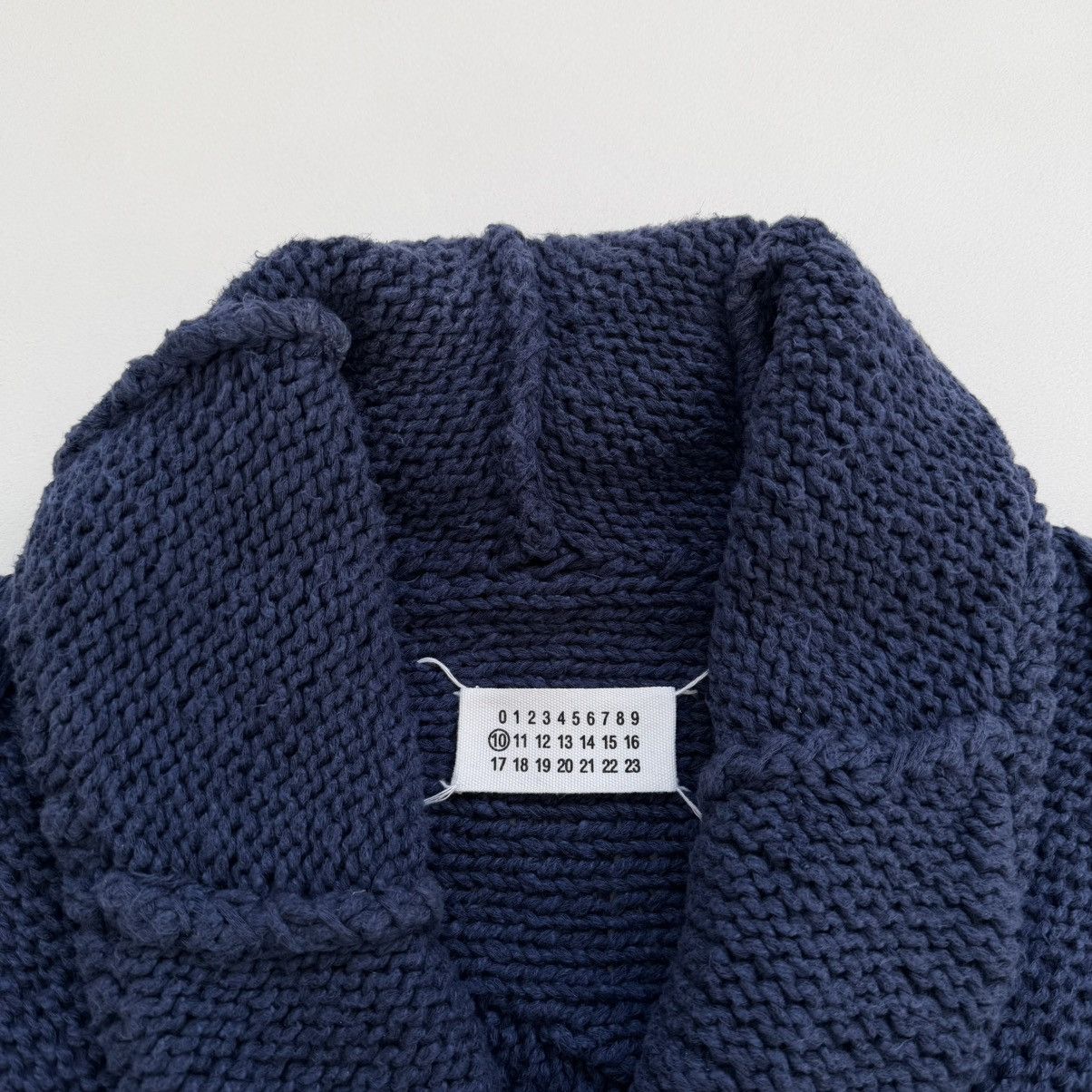 Maison Margiela S/S 10 Sample Panelled Chunky 3D Knit Cardigan Size US M / EU 48-50 / 2 - 6 Thumbnail