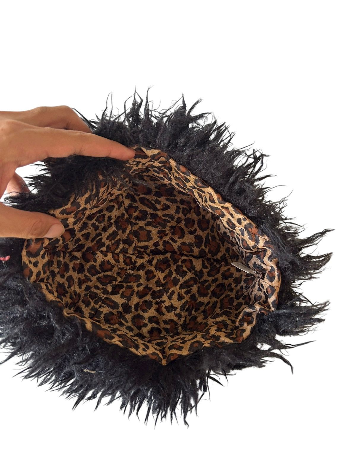 Kapital Mohawak Japanese Punk Bondage Style Fake Hair Fur Beanie Hat Size ONE SIZE - 5 Thumbnail
