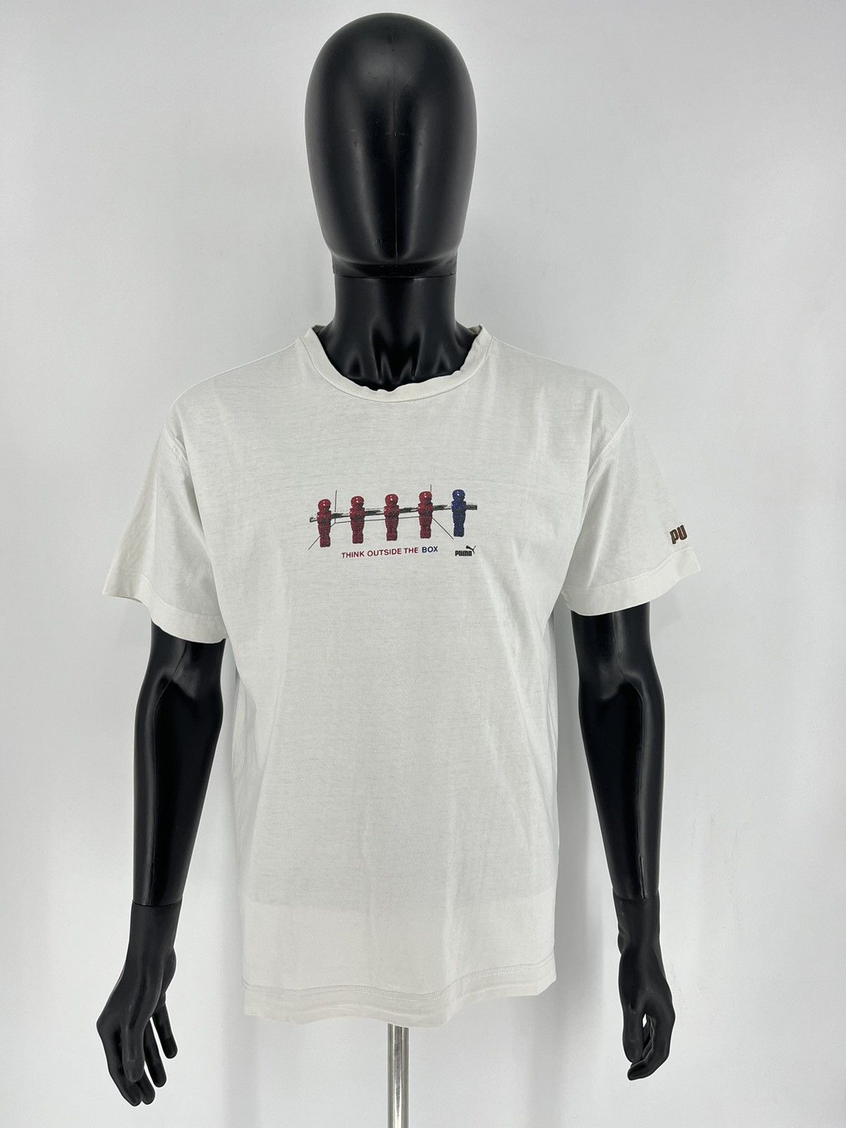 Puma Vintage Y2K Streetwear Humor PUMA Think Outside The Box Size US M / EU 48-50 / 2 - 2 Thumbnail