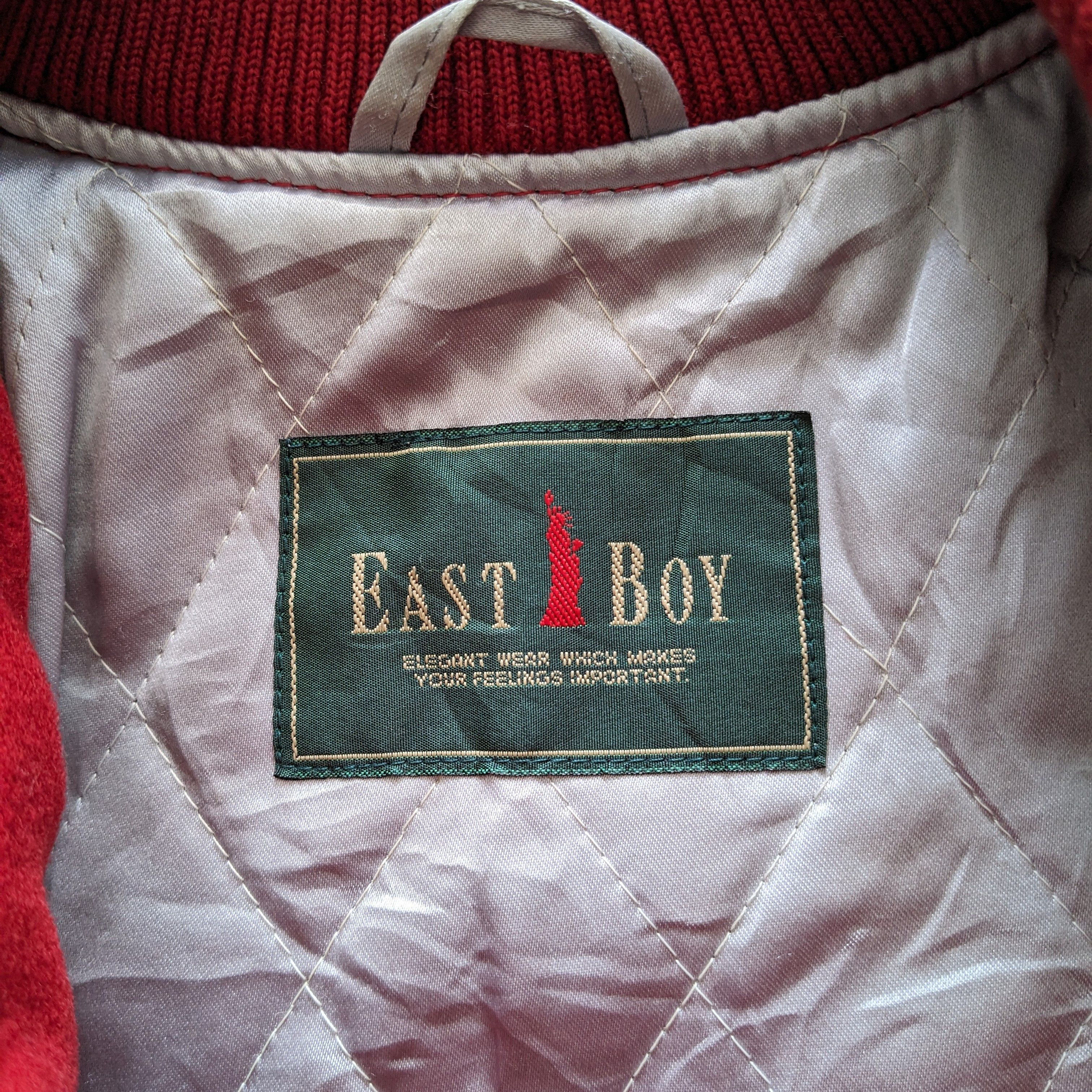 Other Vintage EASTBOY Japanese Brand Varsity Jacket Size US L / EU 52-54 / 3 - 7 Thumbnail