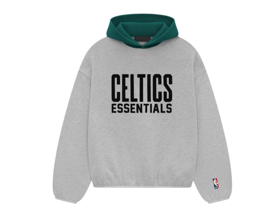 Fear of God × NBA Fear of God Essentials NBA Celtics Hoodie Light Heather (XS) Size US XS / EU 42 / 0 - 1 Thumbnail