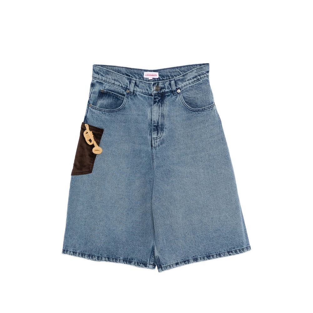 Charles Jeffrey LOVERBOY Charles Jeffrey Loverboy BLUE Shorts - Denim Shorts Size US 30 / EU 46 - 1 Thumbnail