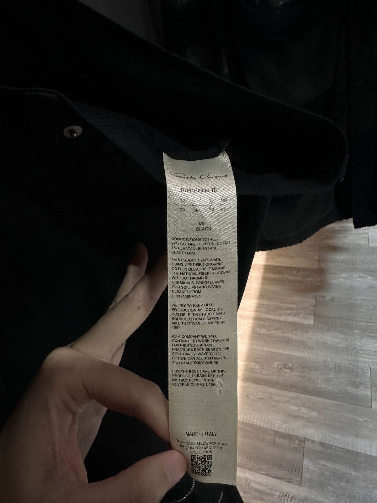 Rick Owens Last piece⚠️ Rick Owens RU bolan Cargo Size US 32 / EU 48 - 5 Thumbnail