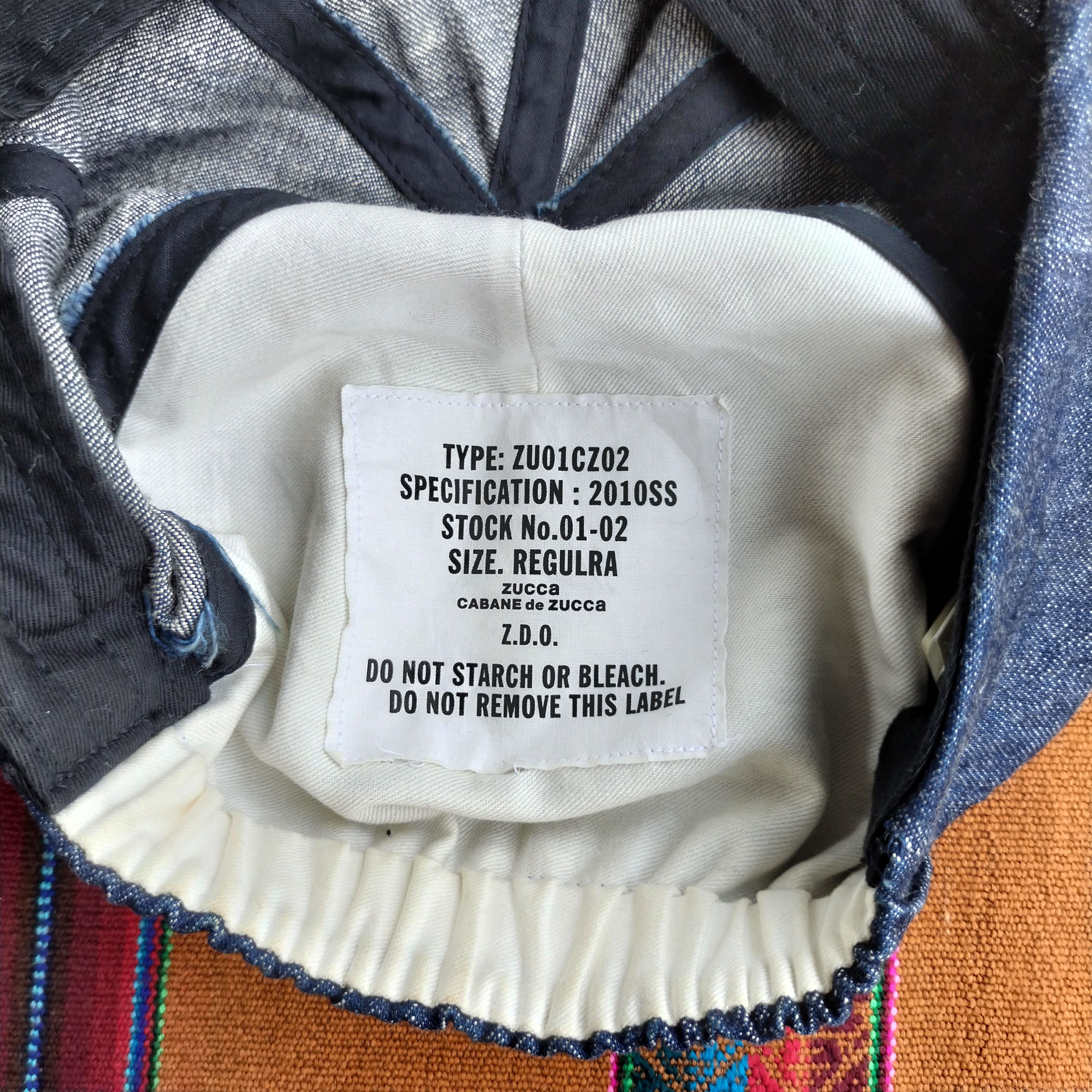 CABANE de ZUCCa SS10 Cabane de zucca denim flat cap japanese brand Size ONE SIZE - 7 Thumbnail