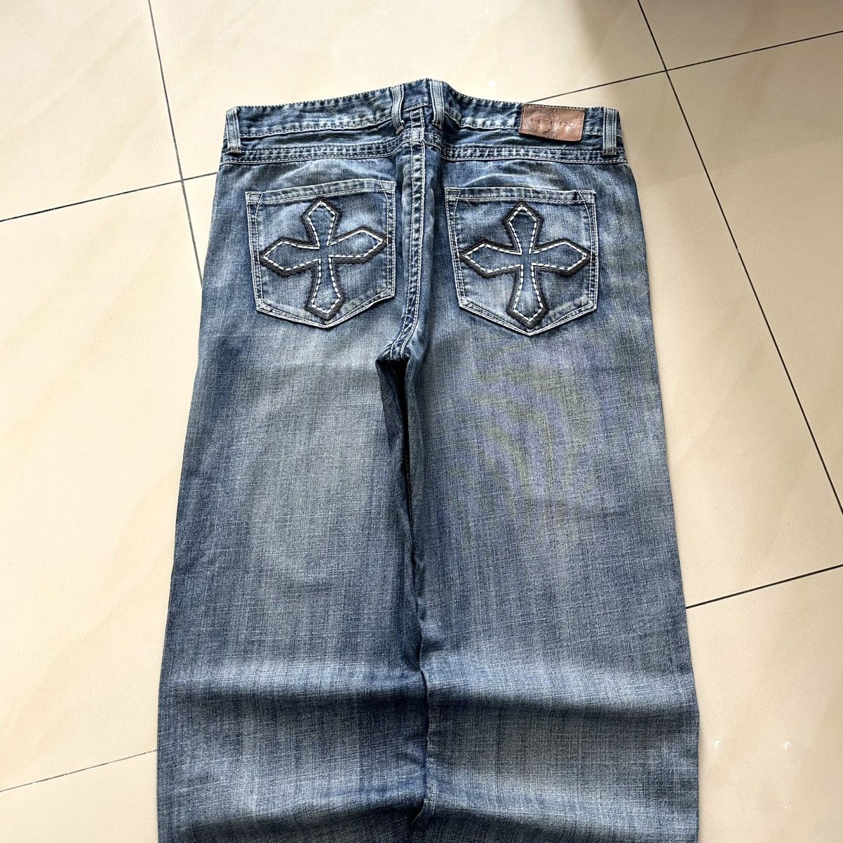 Helix Y2K Helix Jeans Mens Relaxed Boot Wash Baggy Size US 38 / EU 54 - 1 Thumbnail
