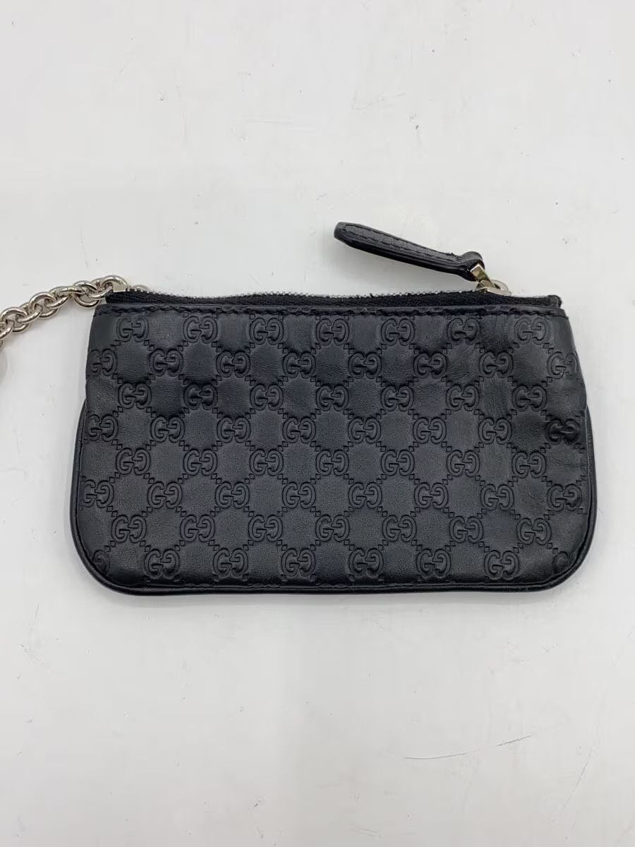 Gucci Gucci Micro Guccissima Leather Coin Case Black Size ONE SIZE - 2 Thumbnail