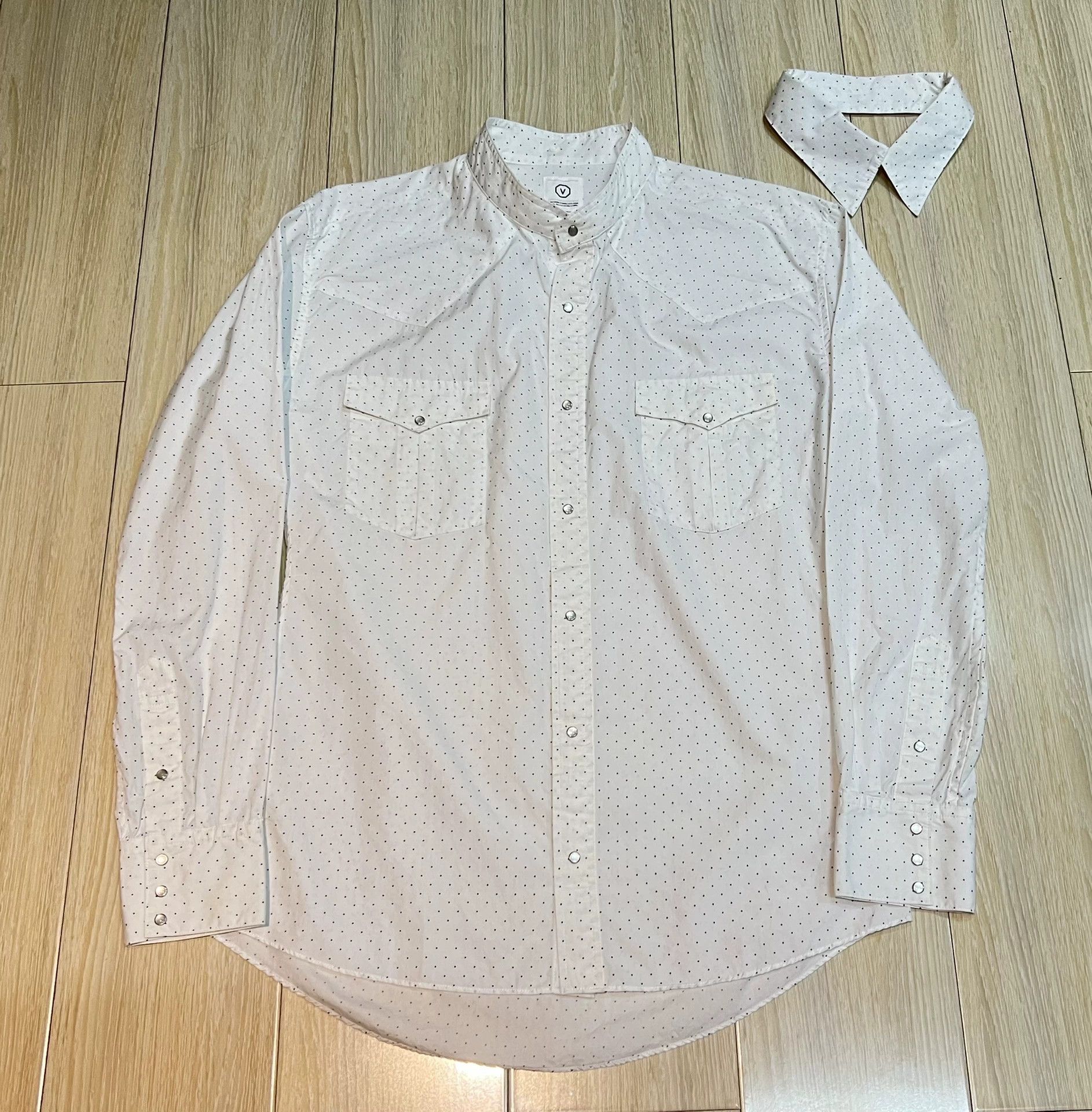 Visvim visvim removable collar polka-dot pocket shirt Size US L / EU 52-54 / 3 - 1 Thumbnail