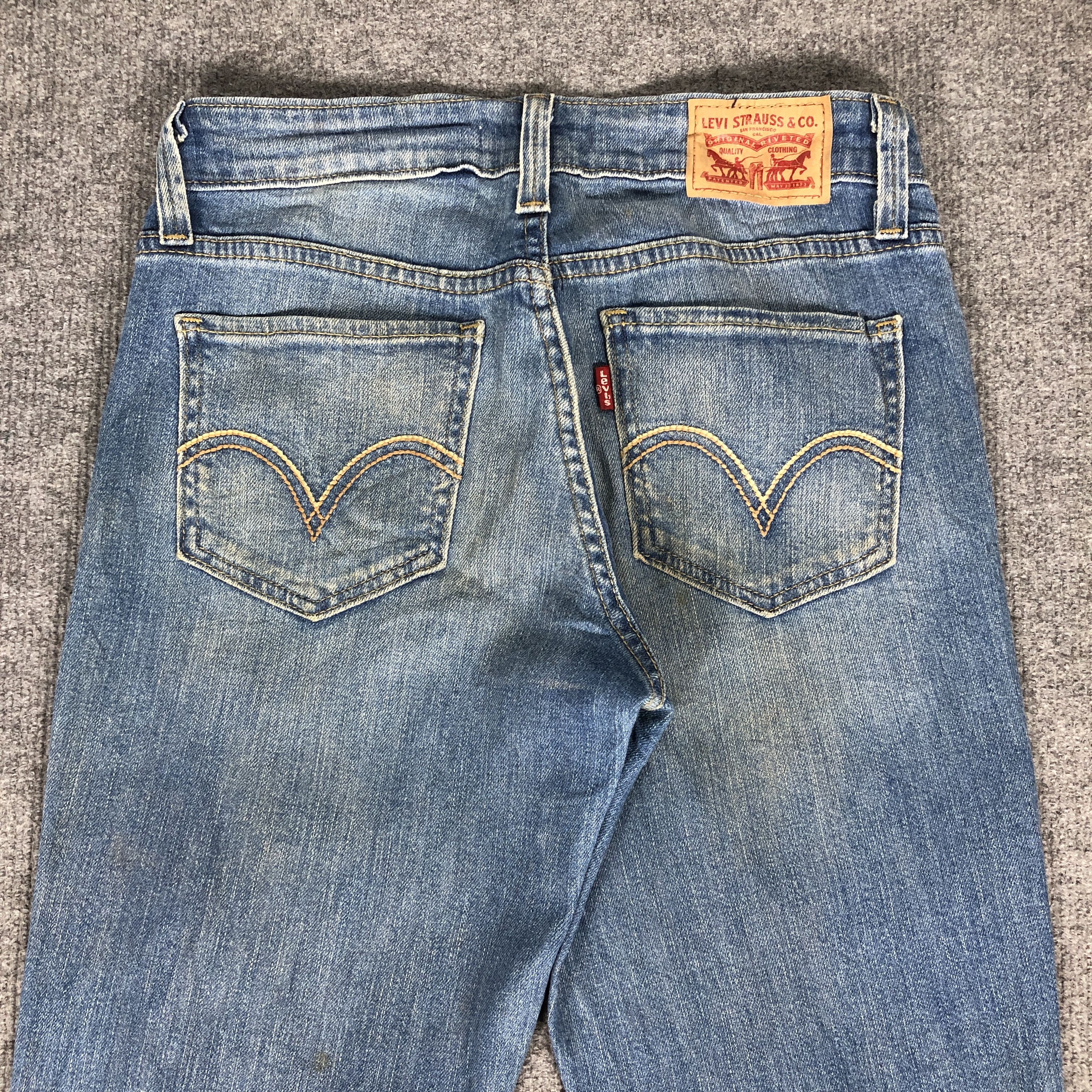 Levi's × Vintage Womens Vintage Levis 518 Jeans Straight L1093W Size 27" / US 4 / IT 40 - 5 Thumbnail