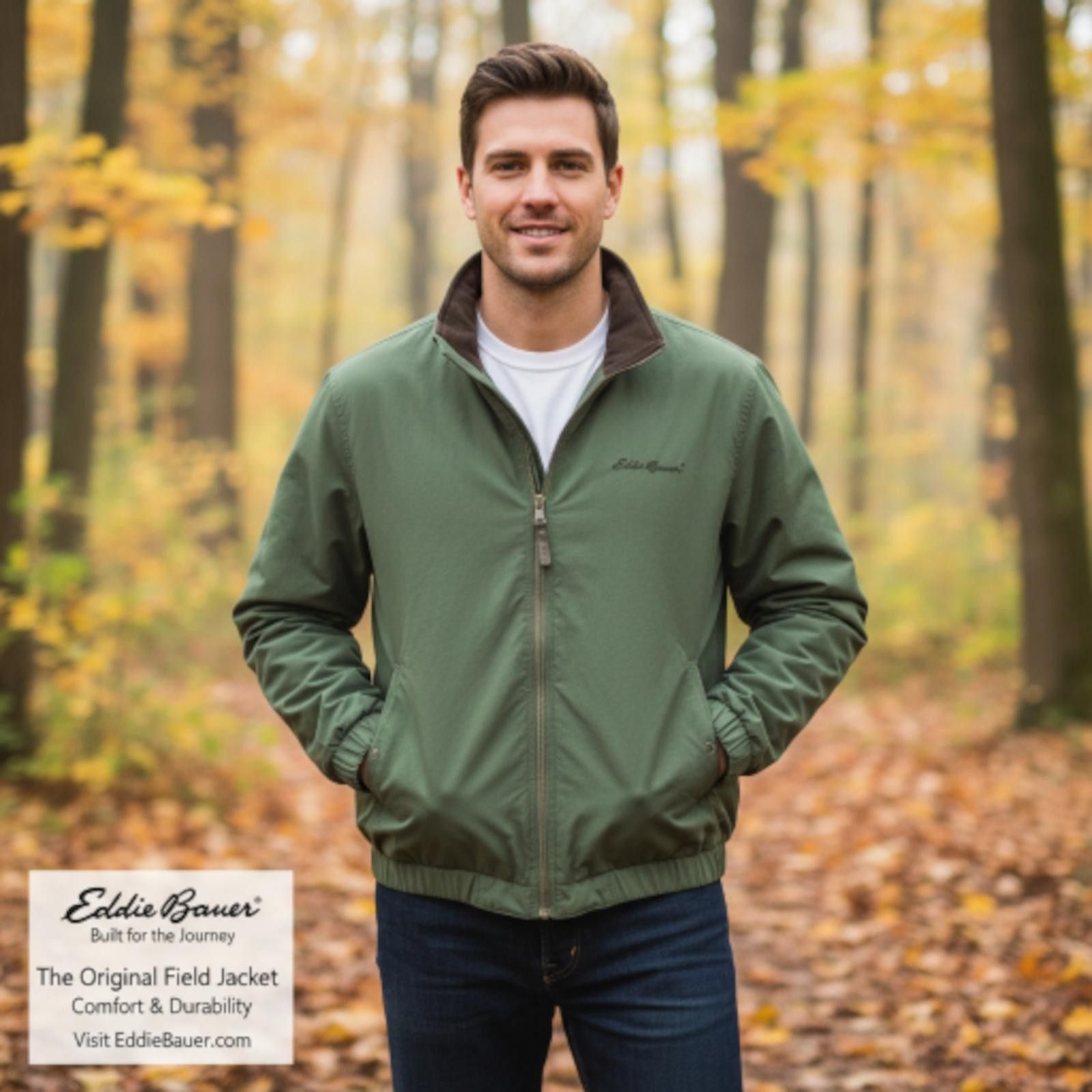 Eddie Bauer Eddie Bauer Original Field Jacket - Men's Utility Jacket Size US L / EU 52-54 / 3 - 1 Thumbnail