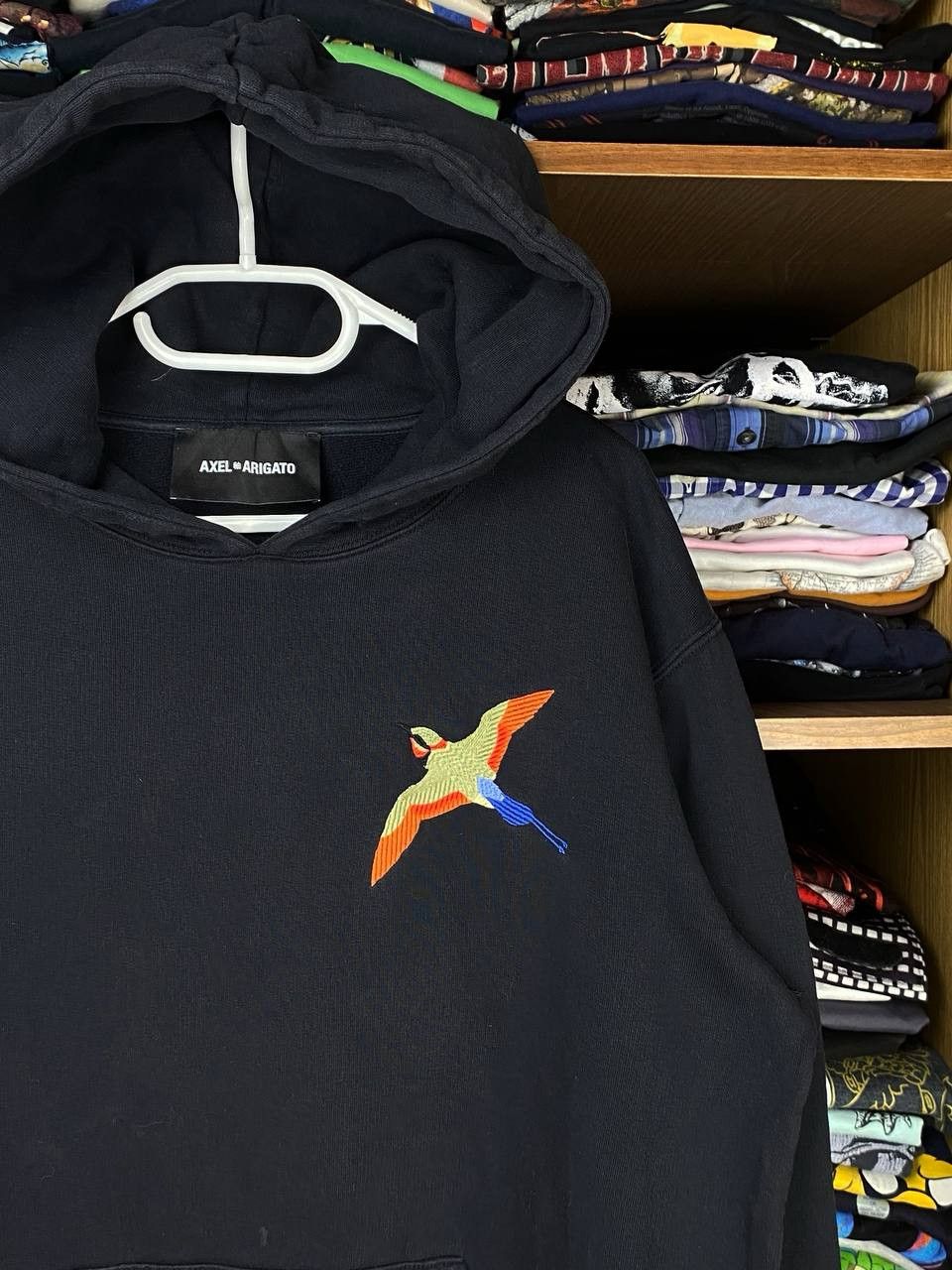 Axel Arigato Axel Arigato Tori Bird Hoodie Black XS Size US XS / EU 42 / 0 - 3 Thumbnail