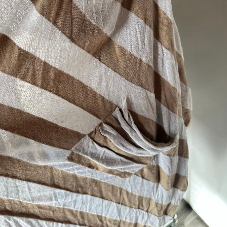 Other laurie b beige and white striped cardigan vest Size M / US 6-8 / IT 42-44 - 2 Thumbnail