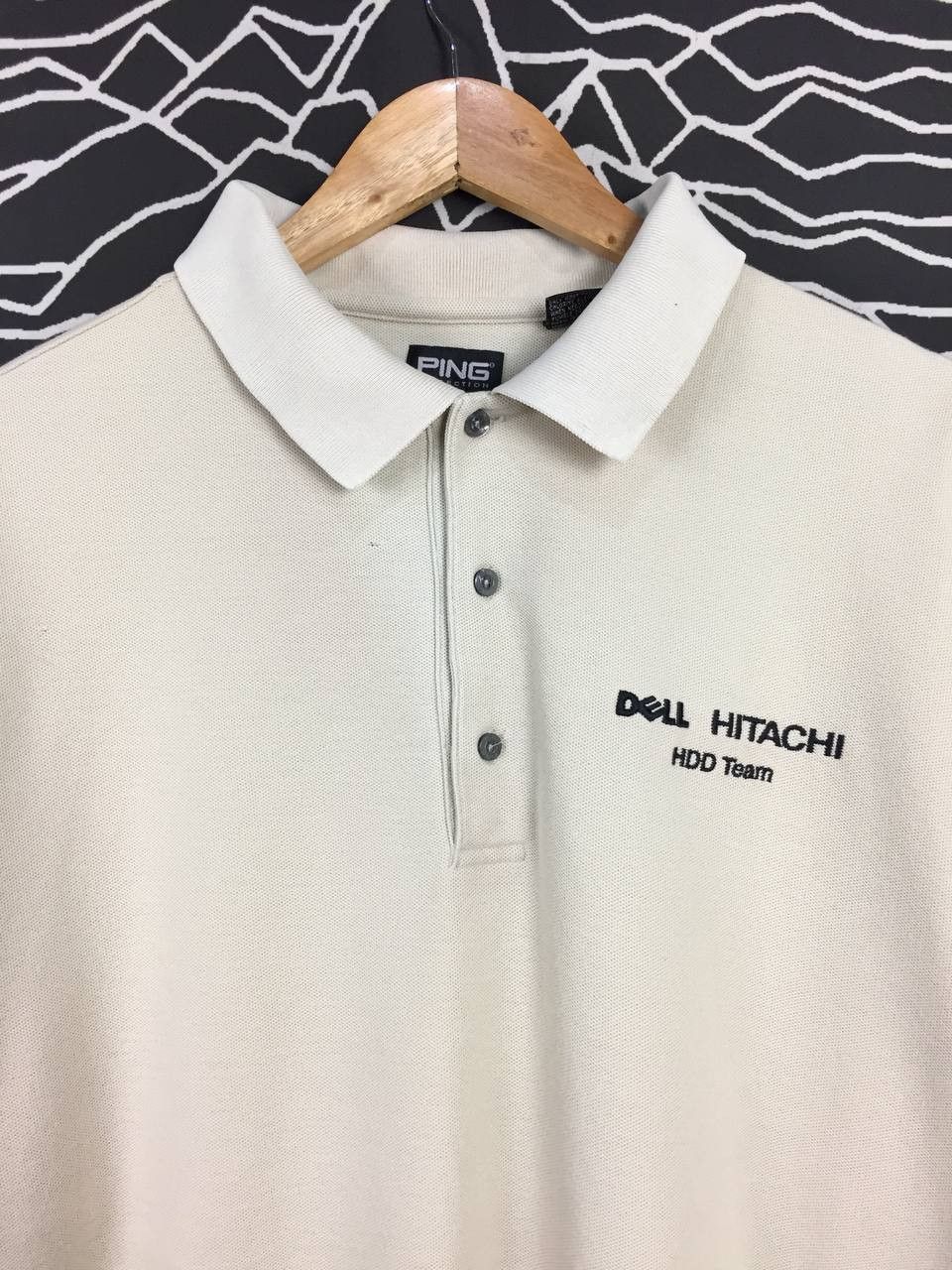 PING × Vintage Vtg 90s Ping Collection Dell Hitachi Hdd Team Golf Polo Tee Size US L / EU 52-54 / 3 - 3 Thumbnail