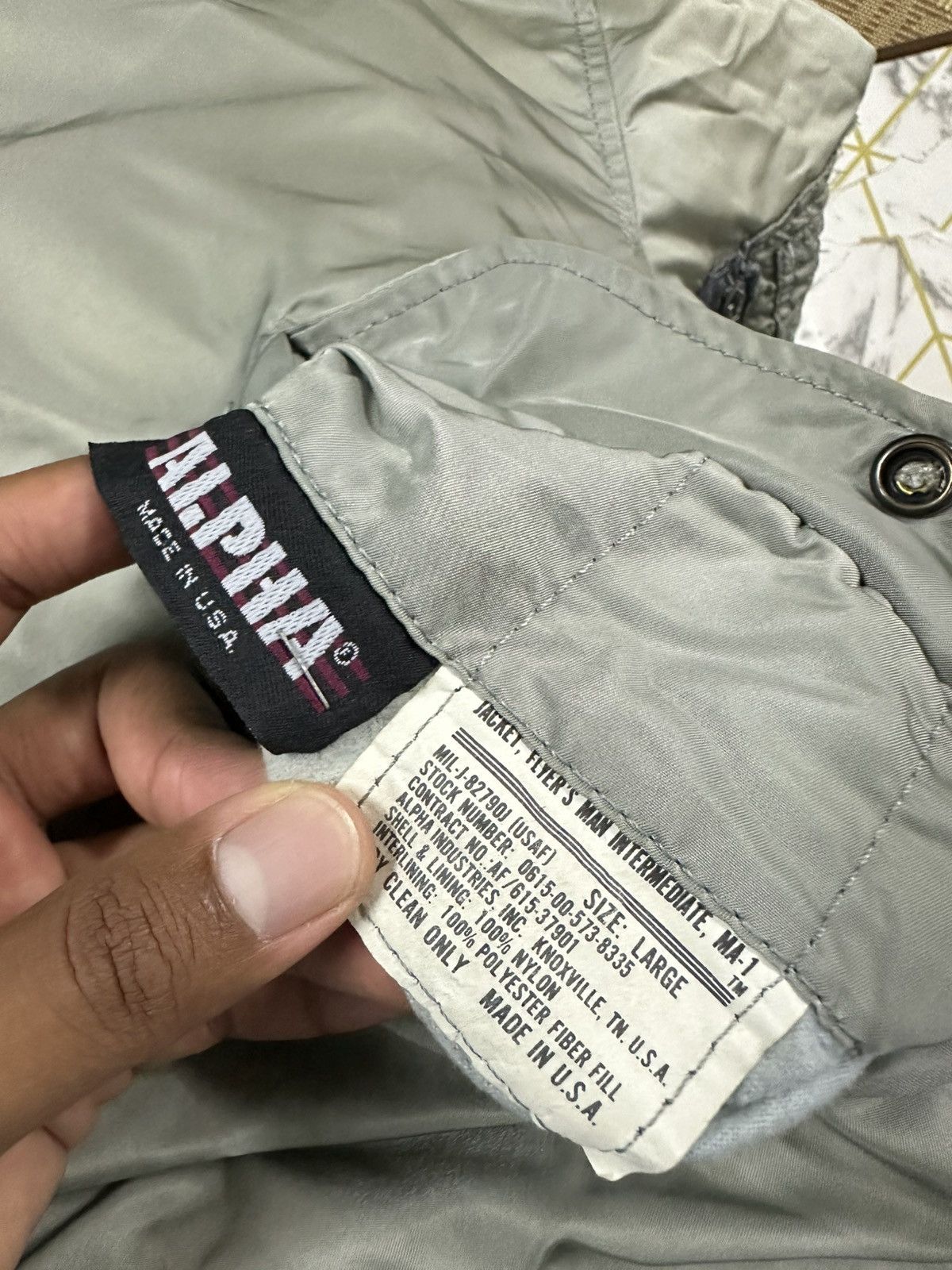 Alpha Industries 🪖VINTAGE ALPHA INDUSTRIES MA-1 FLYERS BOMBER JACKET Size US L / EU 52-54 / 3 - 12 Thumbnail