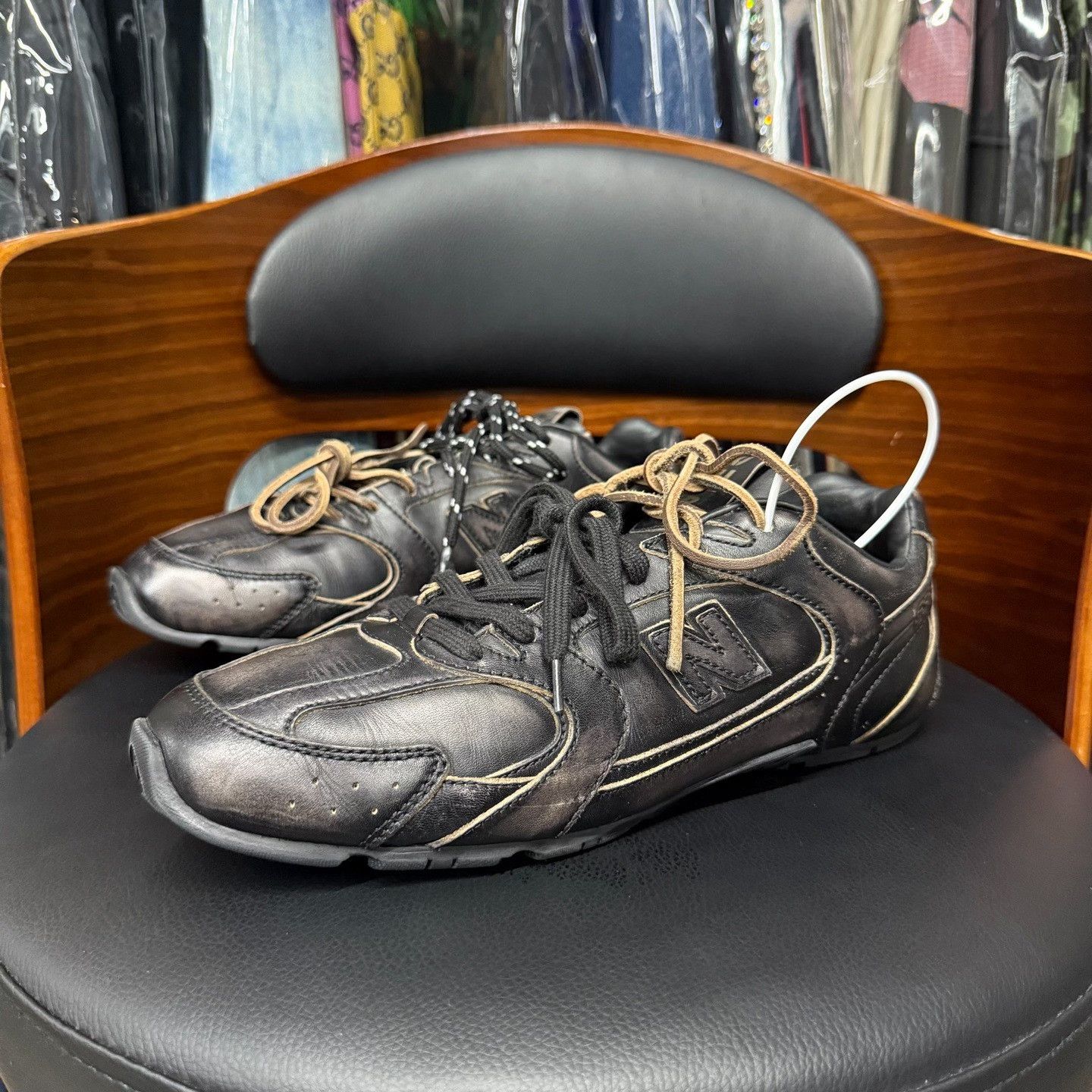 Miu Miu Miu Miu Collab Black Lowtop Sneakers us_10 Women Size US 10 / IT 40 - 1 Thumbnail