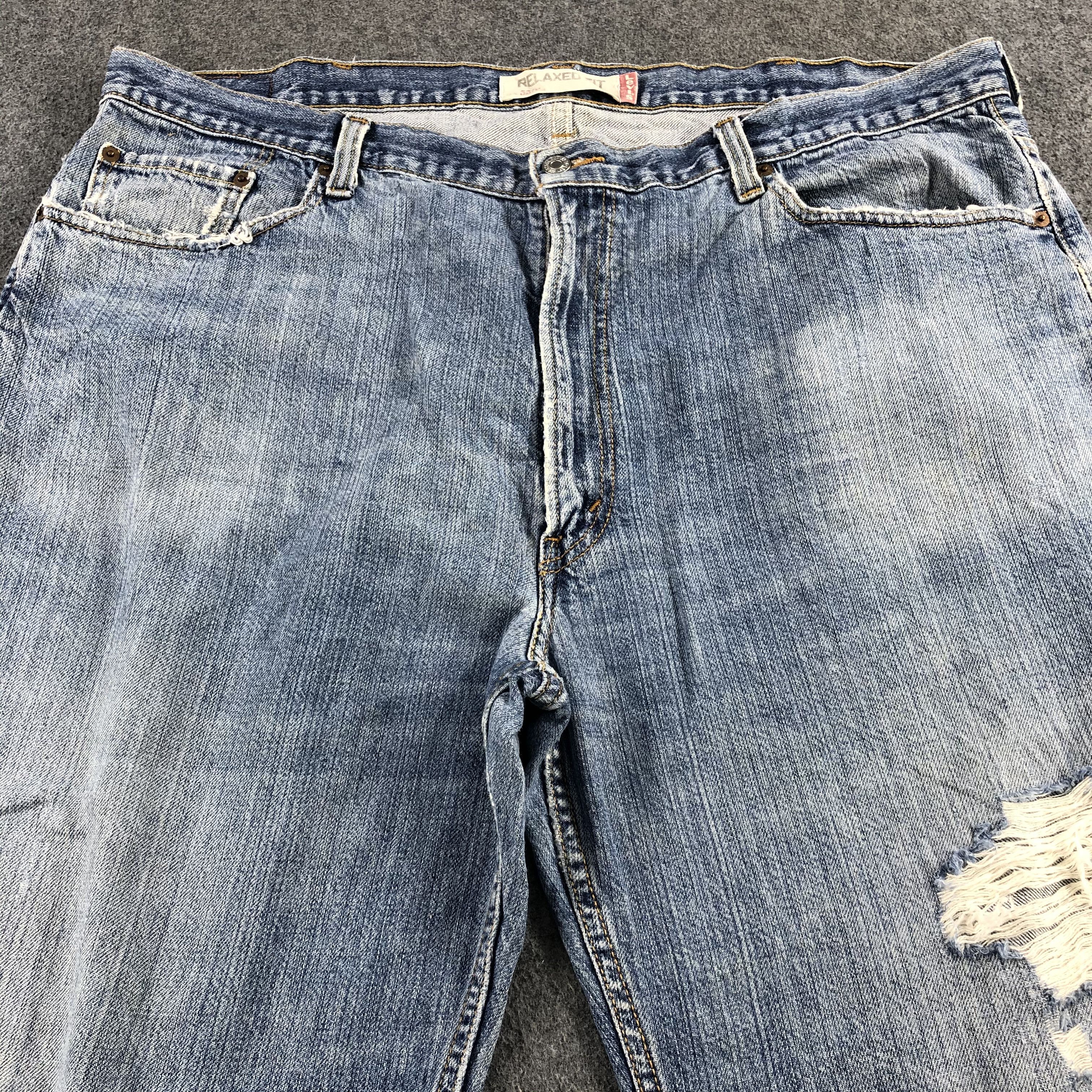 Levi's Vintage Blue Wash Levis 550 Jeans-J2067 Size US 43 - 3 Thumbnail