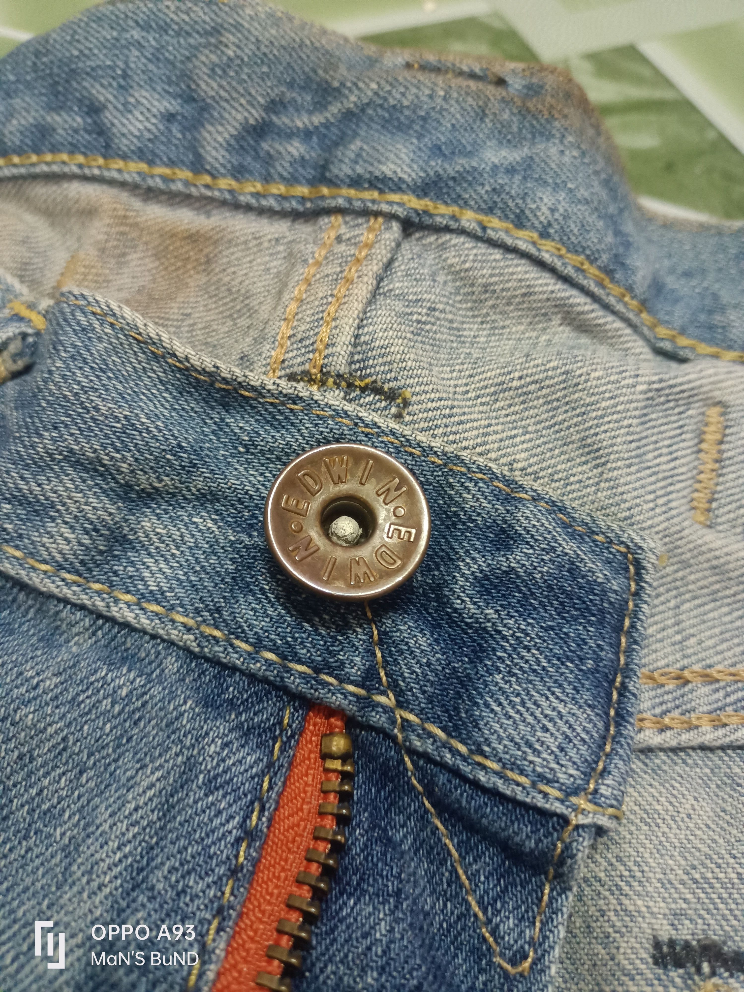 Edwin × Vintage Distressed EDWIN 505 zx Selvedge Size US 32 / EU 48 - 8 Thumbnail