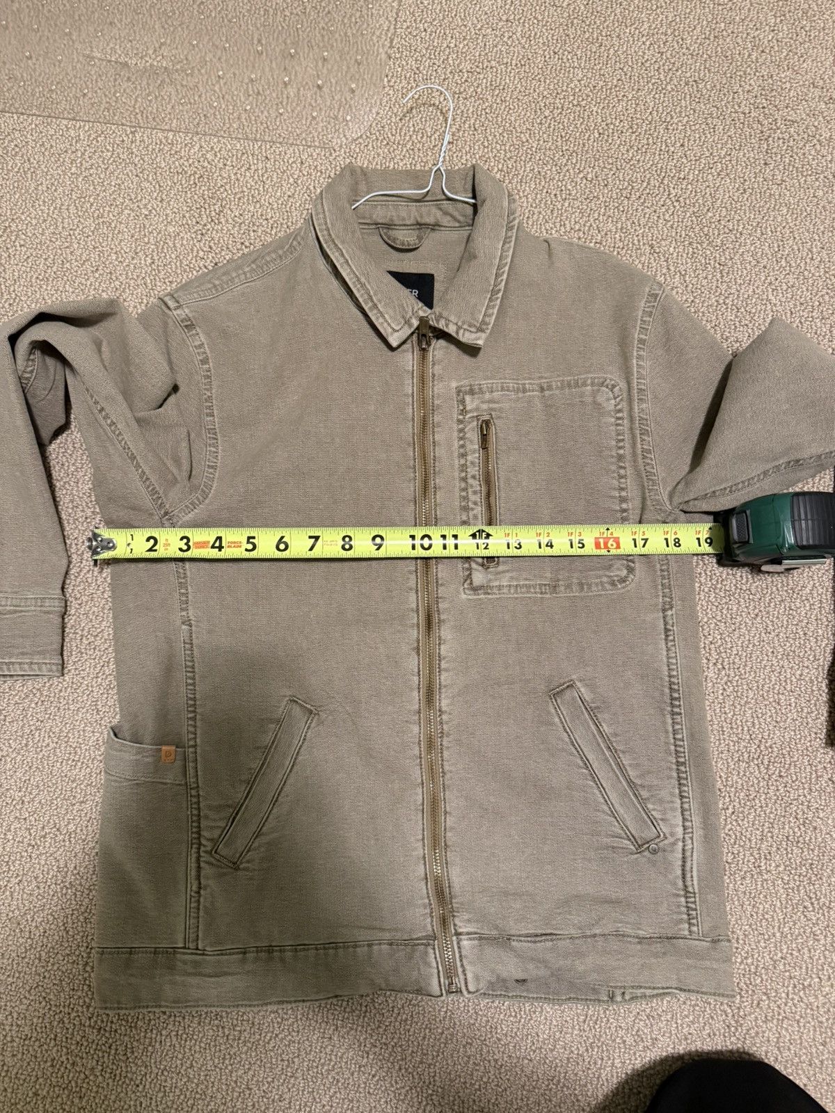 DUER Men’s small Stretch Canvas Utility Jacket - Tan Size US S / EU 44-46 / 1 - 10 Thumbnail