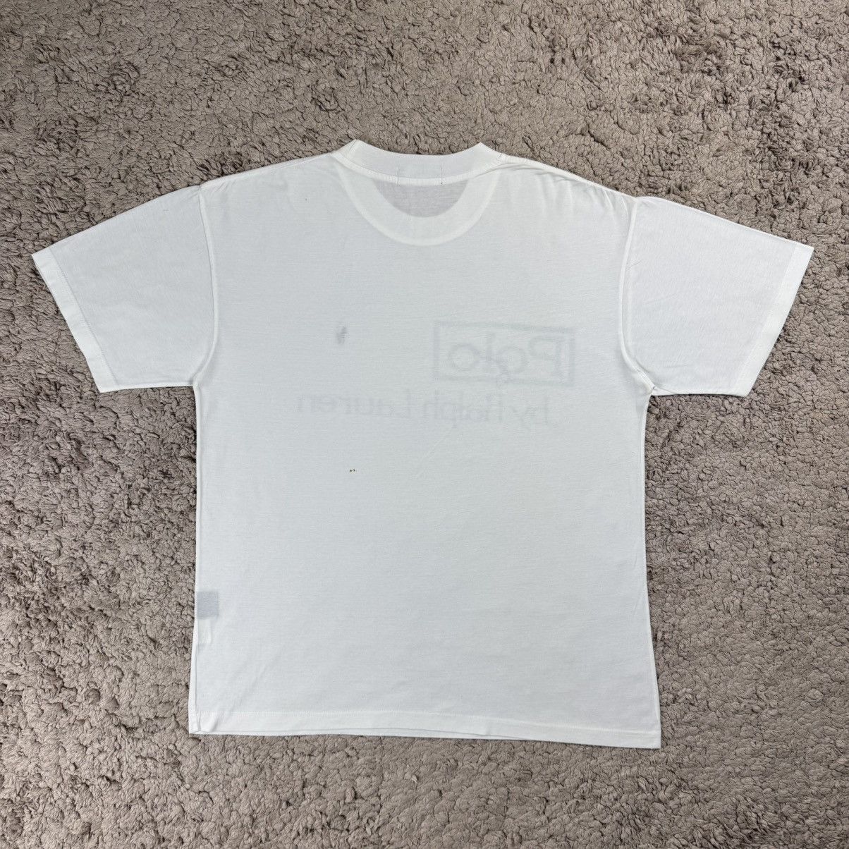Polo Ralph Lauren Vintage Rare Polo Ralph Lauren Tag Logo T-shirt Size US L / EU 52-54 / 3 - 2 Thumbnail