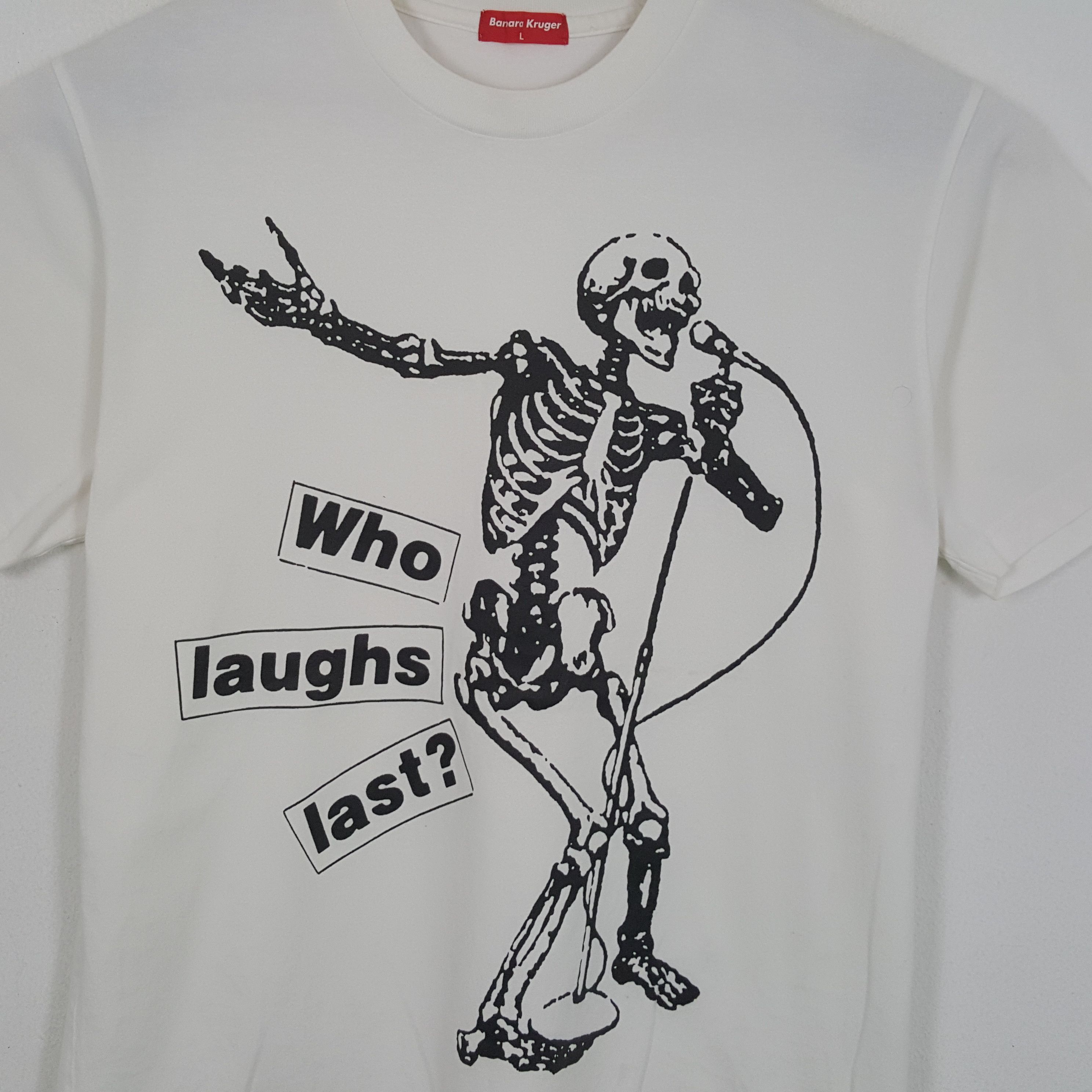 Barbara Kruger × Uniqlo × Vintage Vintage BARBARA KRUGER American Artist Art Design T-Shirts Size US L / EU 52-54 / 3 - 2 Thumbnail