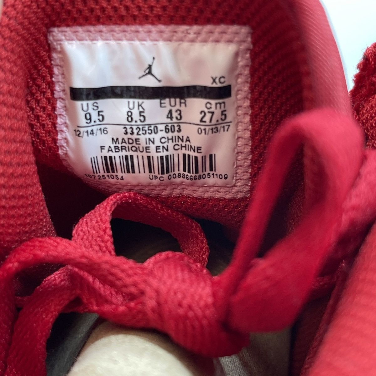 Jordan Brand Air Jordan 1 high red suede Size US 9.5 / EU 42-43 - 7 Thumbnail