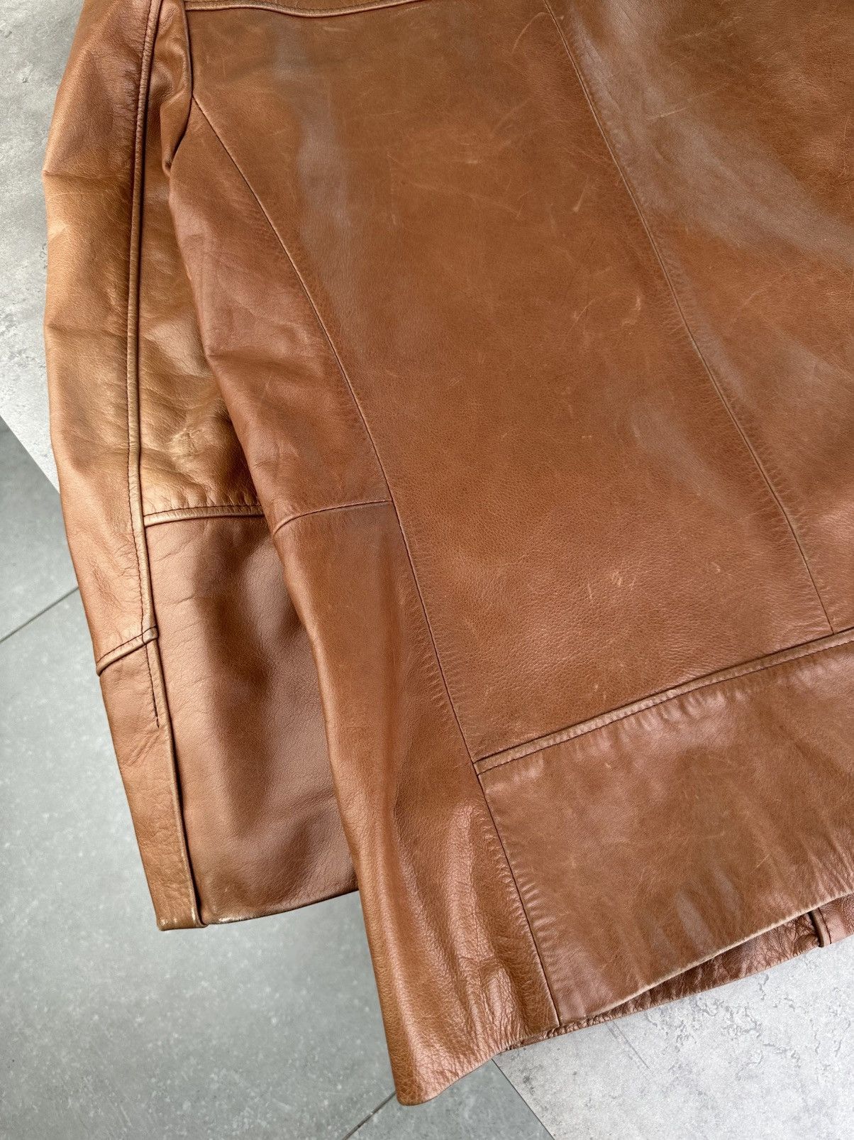 Japanese Brand Vintage Leather Jacket Size US L / EU 52-54 / 3 - 13 Thumbnail