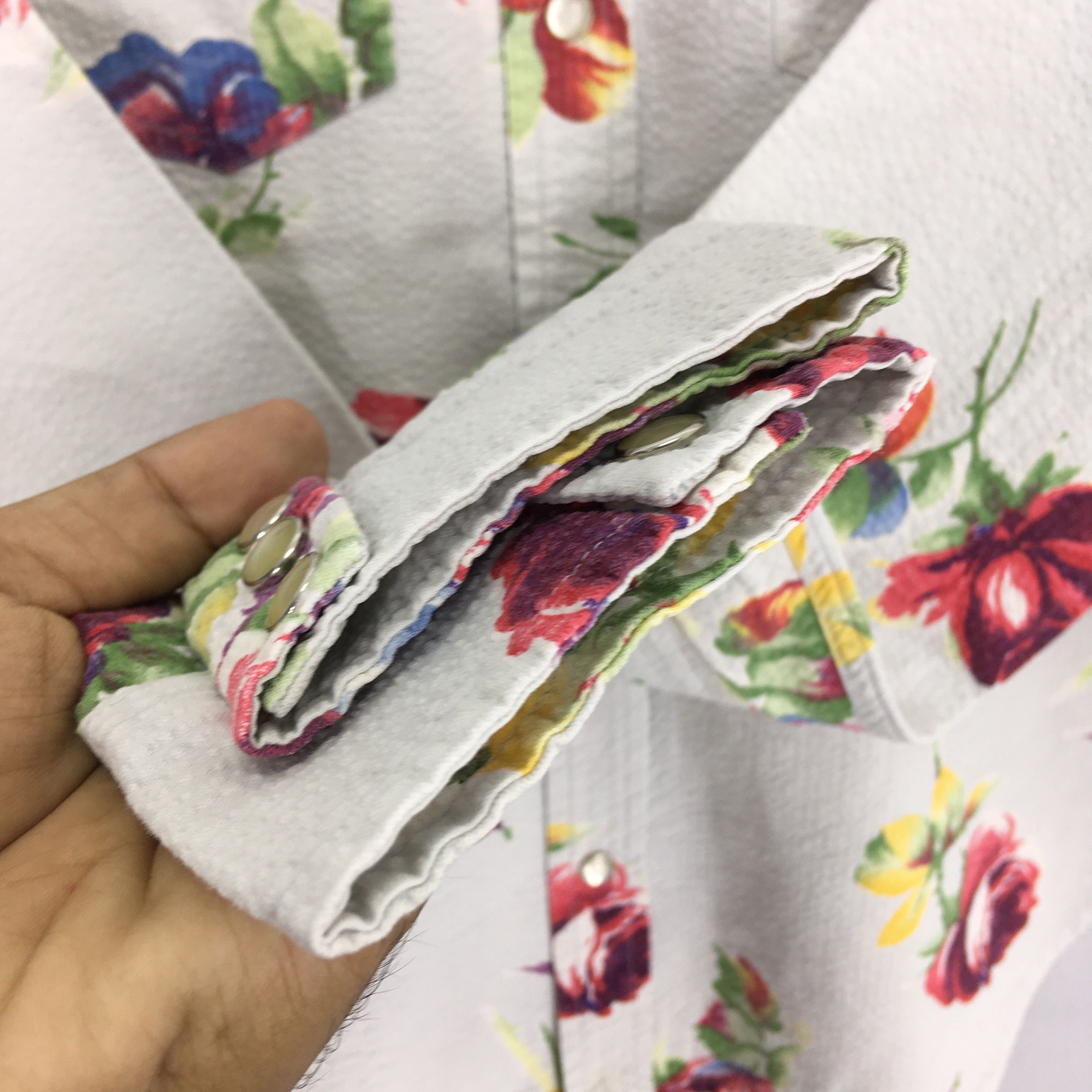 Polo Ralph Lauren Vintage Ralph Lauren Button Down Shirt Women Flowers Size L / US 10 / IT 46 - 7 Thumbnail