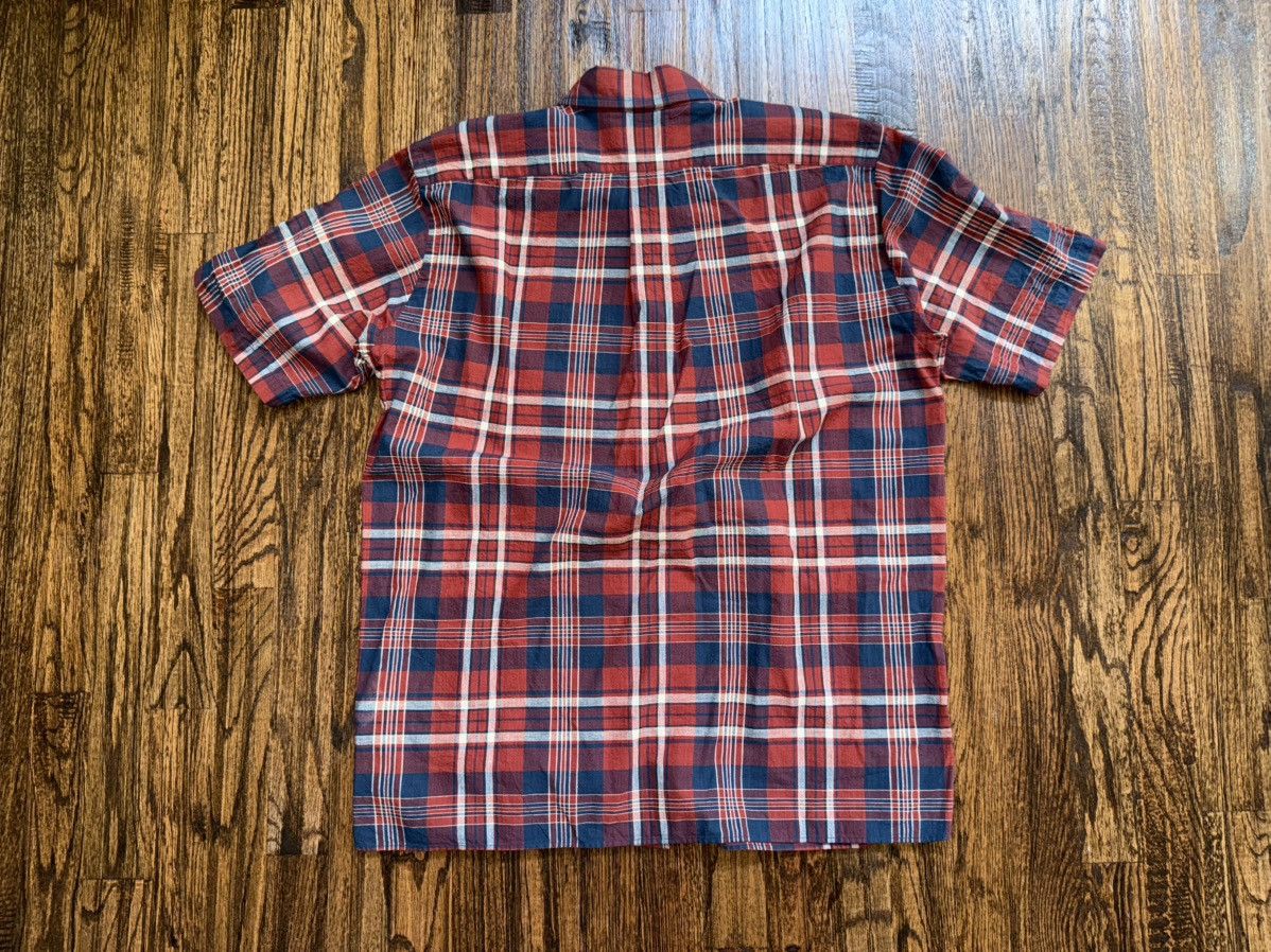 Human Made Human Made Japan Maroon/Navy Plaid Button-Up Shirt Sz XL Size US XL / EU 56 / 4 - 6 Thumbnail
