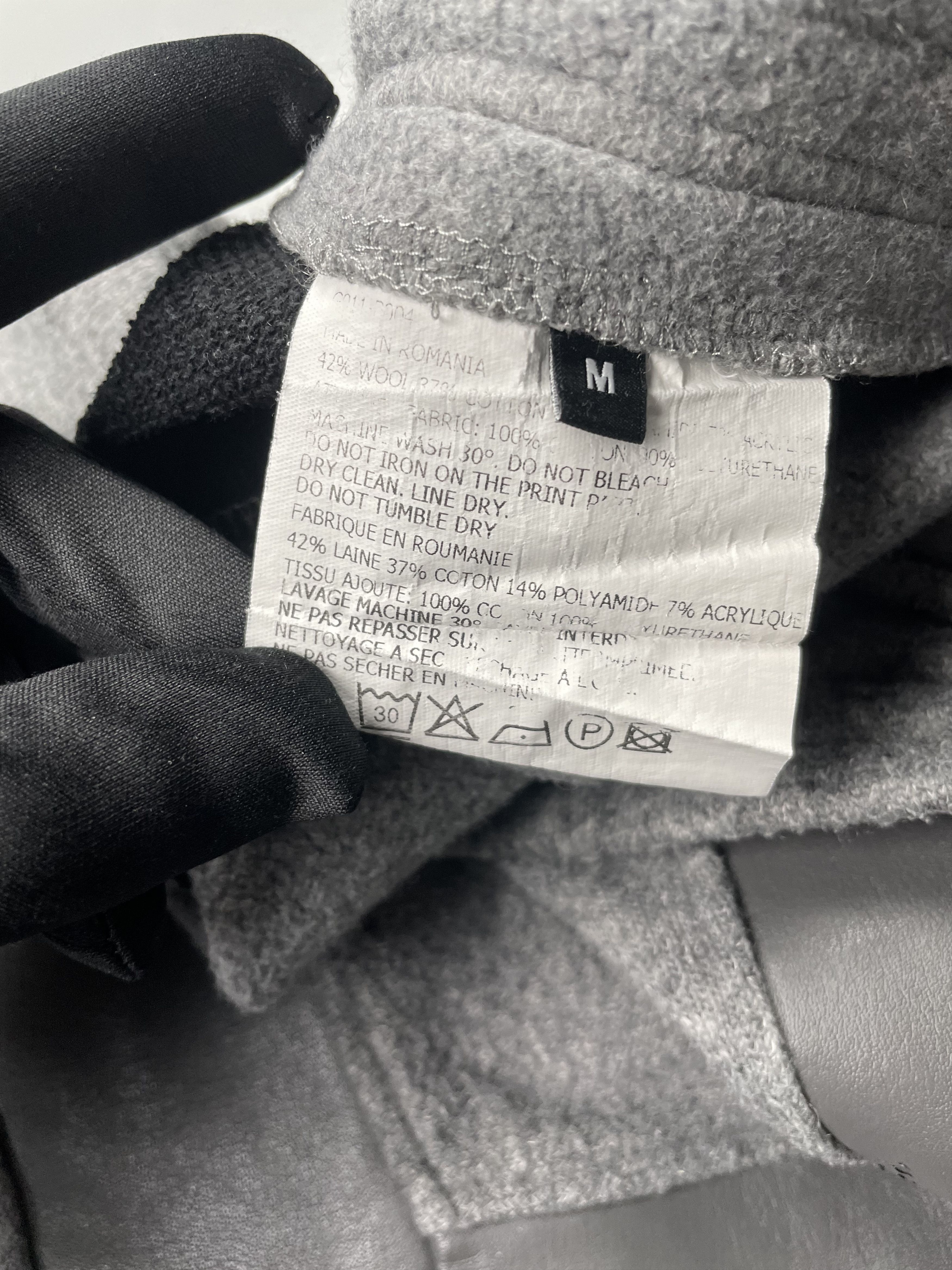 Gosha Rubchinskiy Gosha Rubchinskiy A/W 2017 wool sweatpants (grey) Size US 31 - 8 Thumbnail