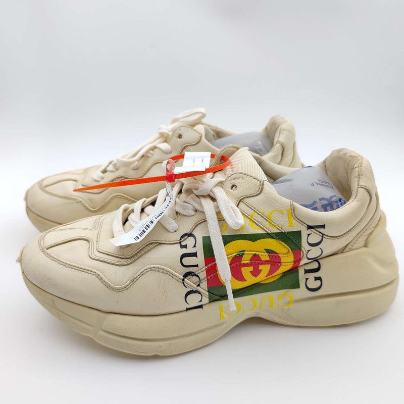 Gucci Gucci Rhyton Double G Logo Casual Sneakers 0079 Size US 9.5 / EU 42-43 - 1 Thumbnail