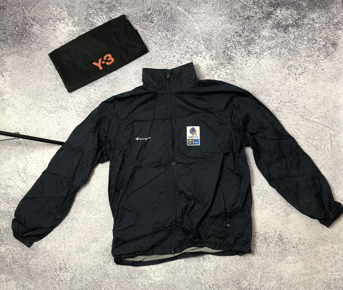 Champion Men’s Windbreaker champion x EuroBasket size Xl y2k vintage Size US XL / EU 56 / 4 - 1 Thumbnail