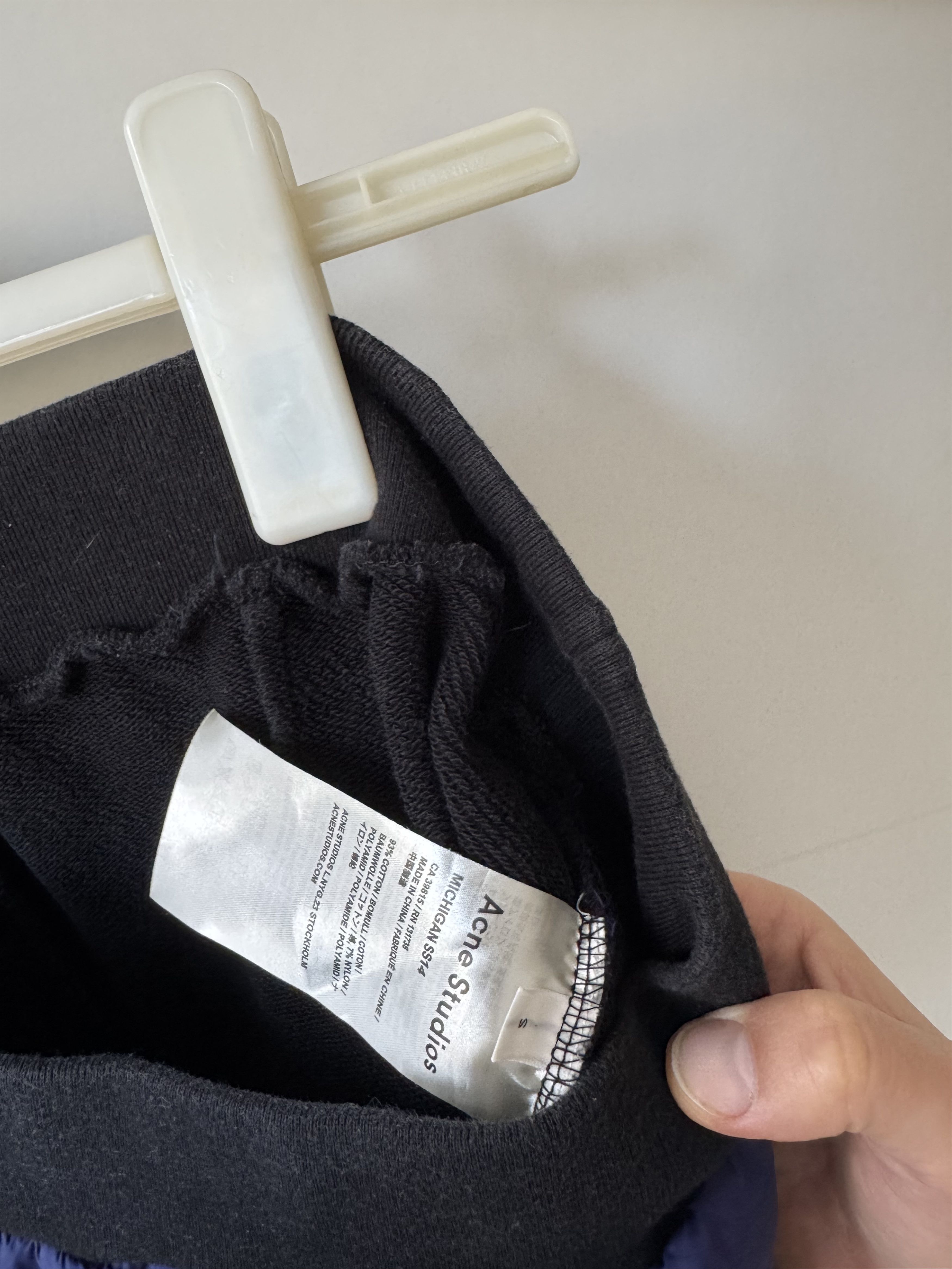Acne Studios [S] Michigan Panelled Jersey Shorts in Navy (SS14) Size US 30 / EU 46 - 5 Thumbnail
