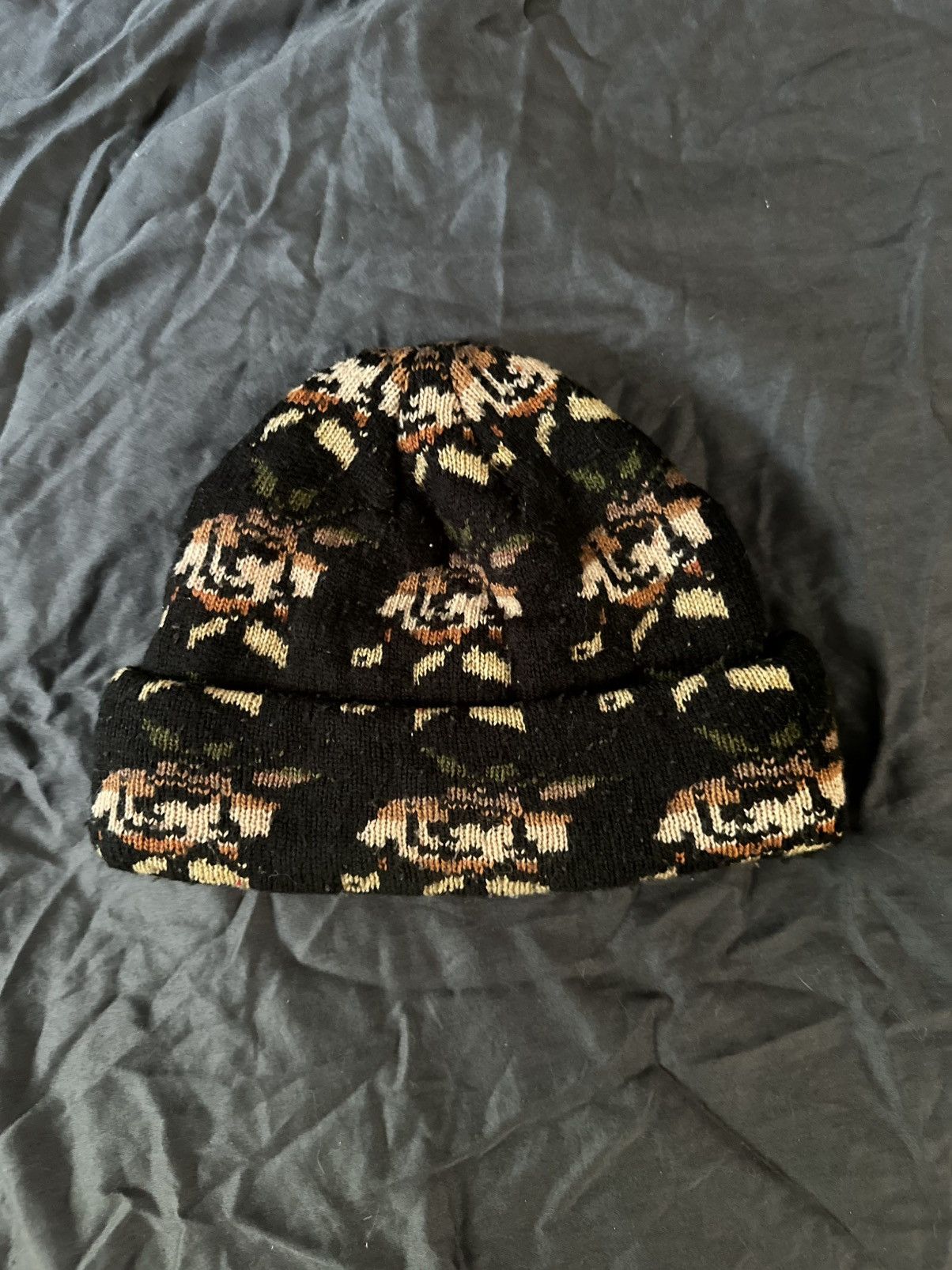 Supreme Supreme Rose Jacquard Beanie Size ONE SIZE - 3 Thumbnail