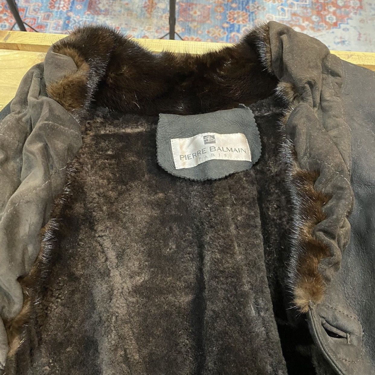 Pierre Balmain Pierre Balmain Vintage Shearling Leather Coat Sheepskin Size US M / EU 48-50 / 2 - 12 Thumbnail