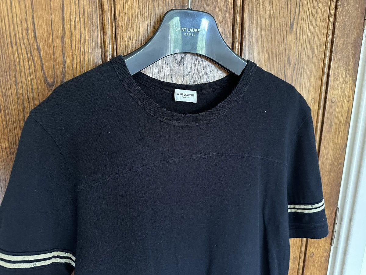 Saint Laurent Paris Grail Saint Laurent 50’s signature logo black t shirt Size US S / EU 44-46 / 1 - 13 Thumbnail